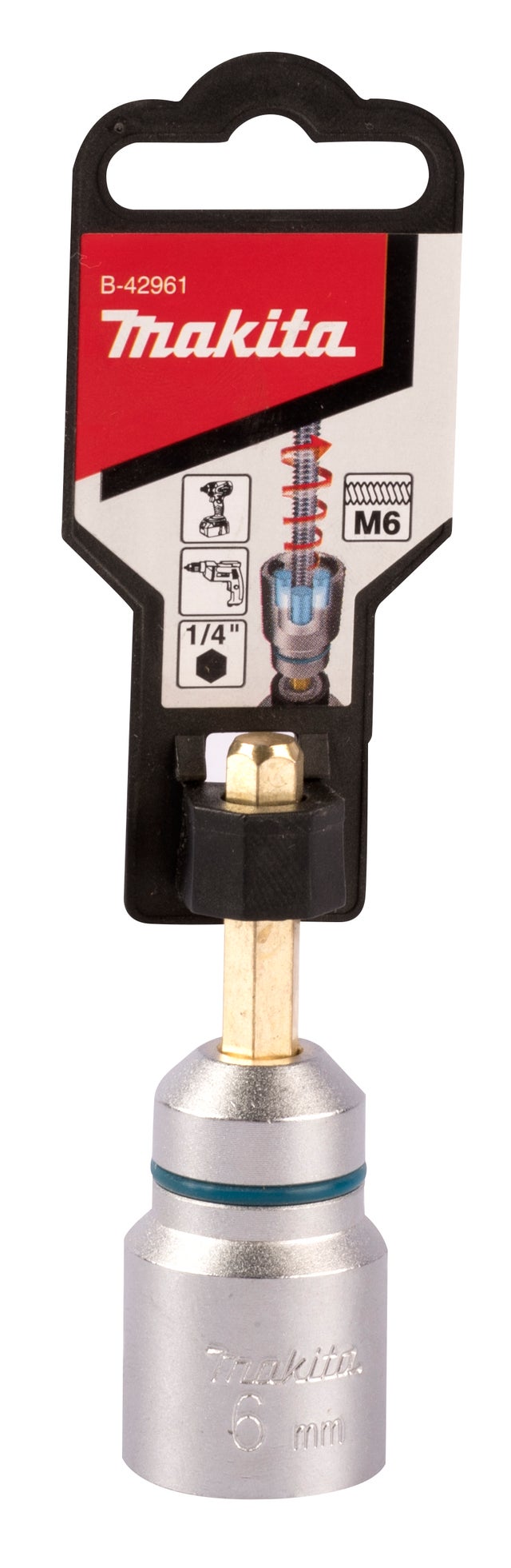 Chave de caixa de aço 6 mm Makita