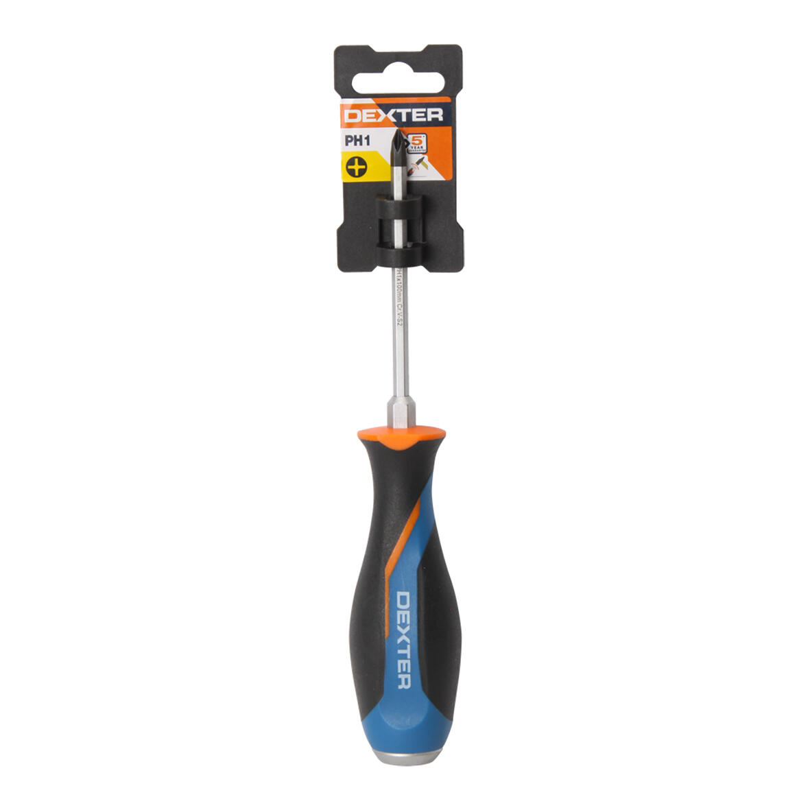 Destornillador de impacto DEXTER PH 1 x L. 100 mm - 5
