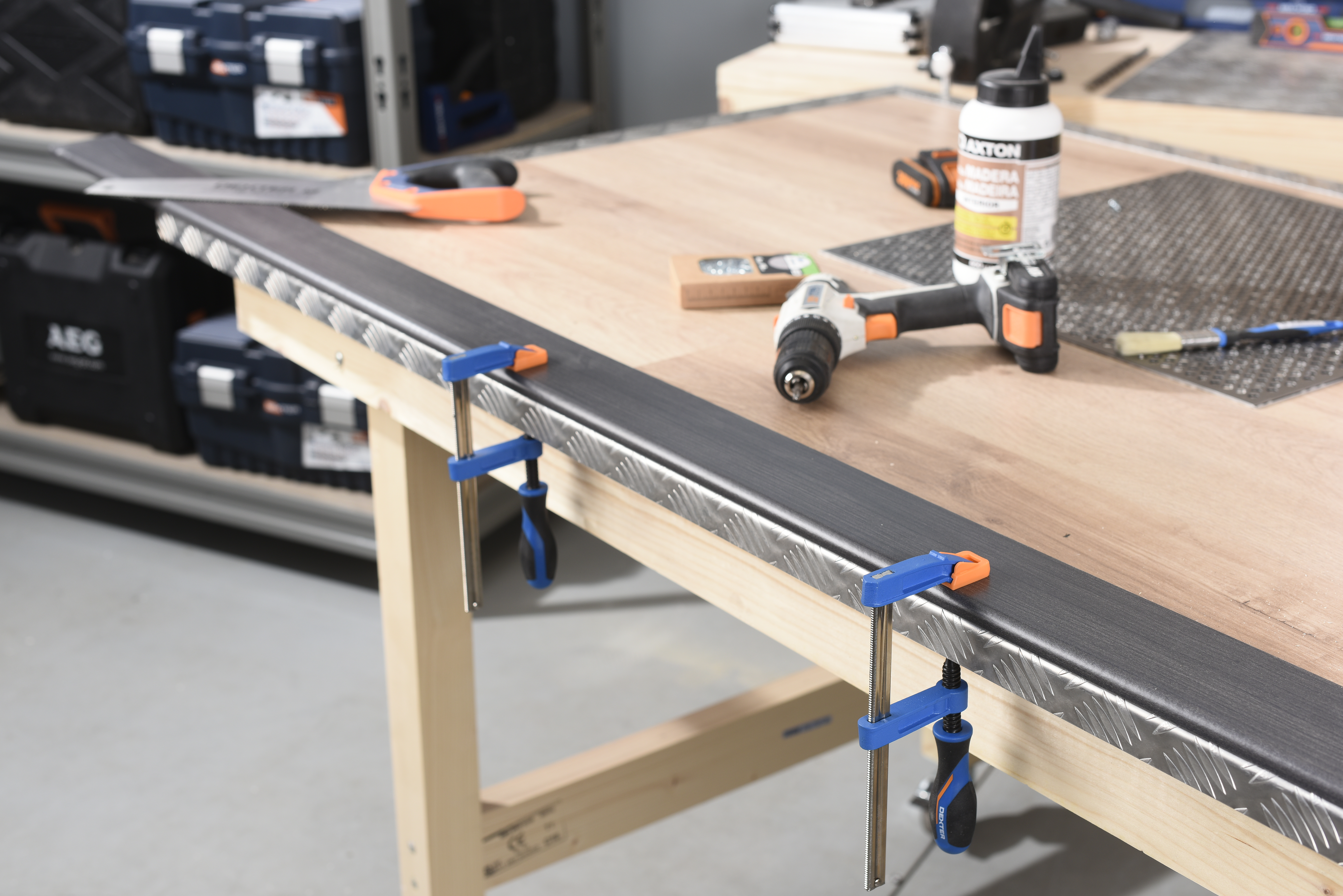 2 grampos de aperto DEXTER 150MM - 3