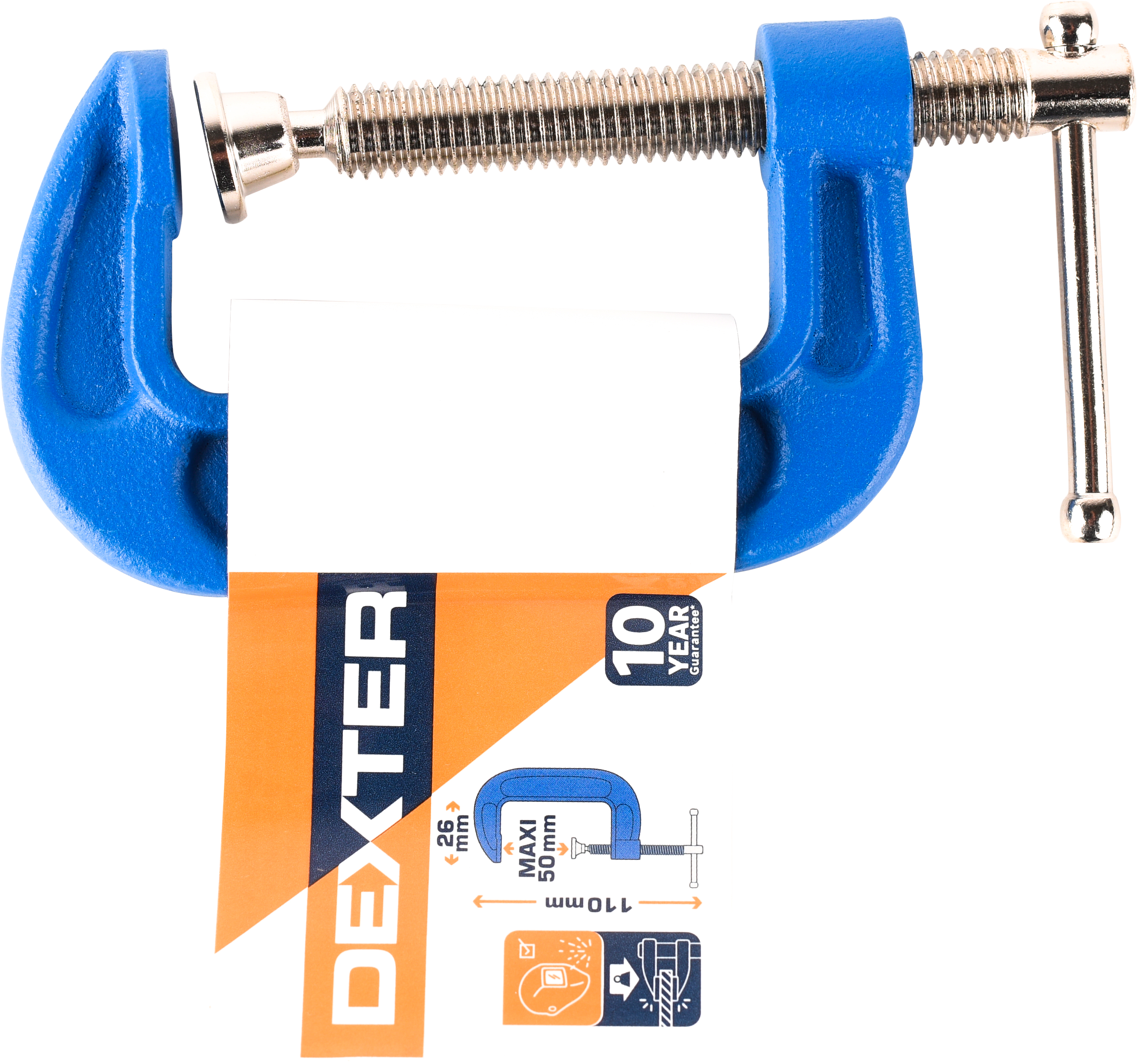 TORNILLO APRIETE EN C 50MM DEXTER - 10