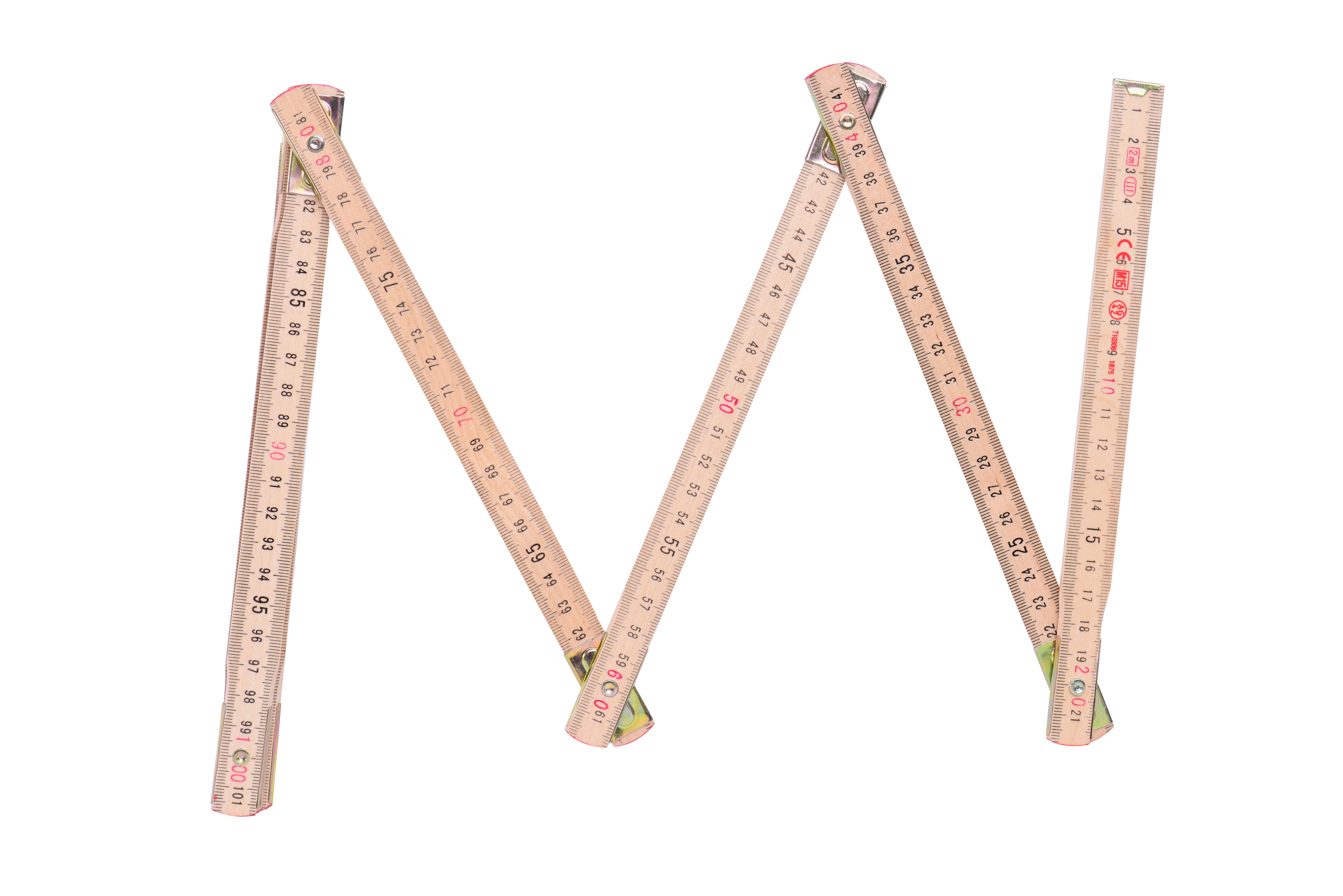 Metro pieghevole FISCHER DAREX legno Da 1 a 3 m x 16 mm - 6