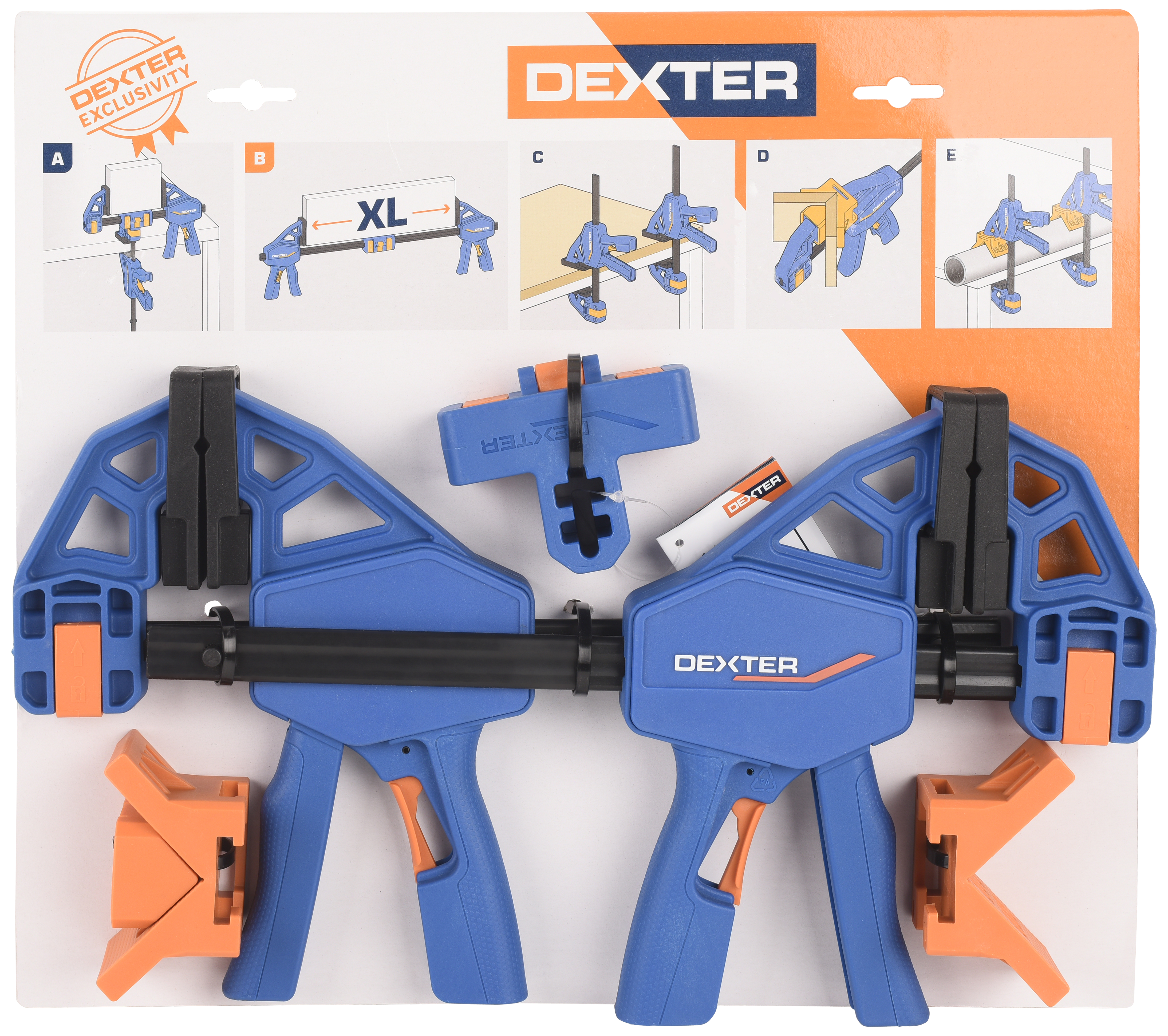 2 grampos de aperto rápido DEXTER APERTO RAPIDO + ACESSÓRIOS - 10
