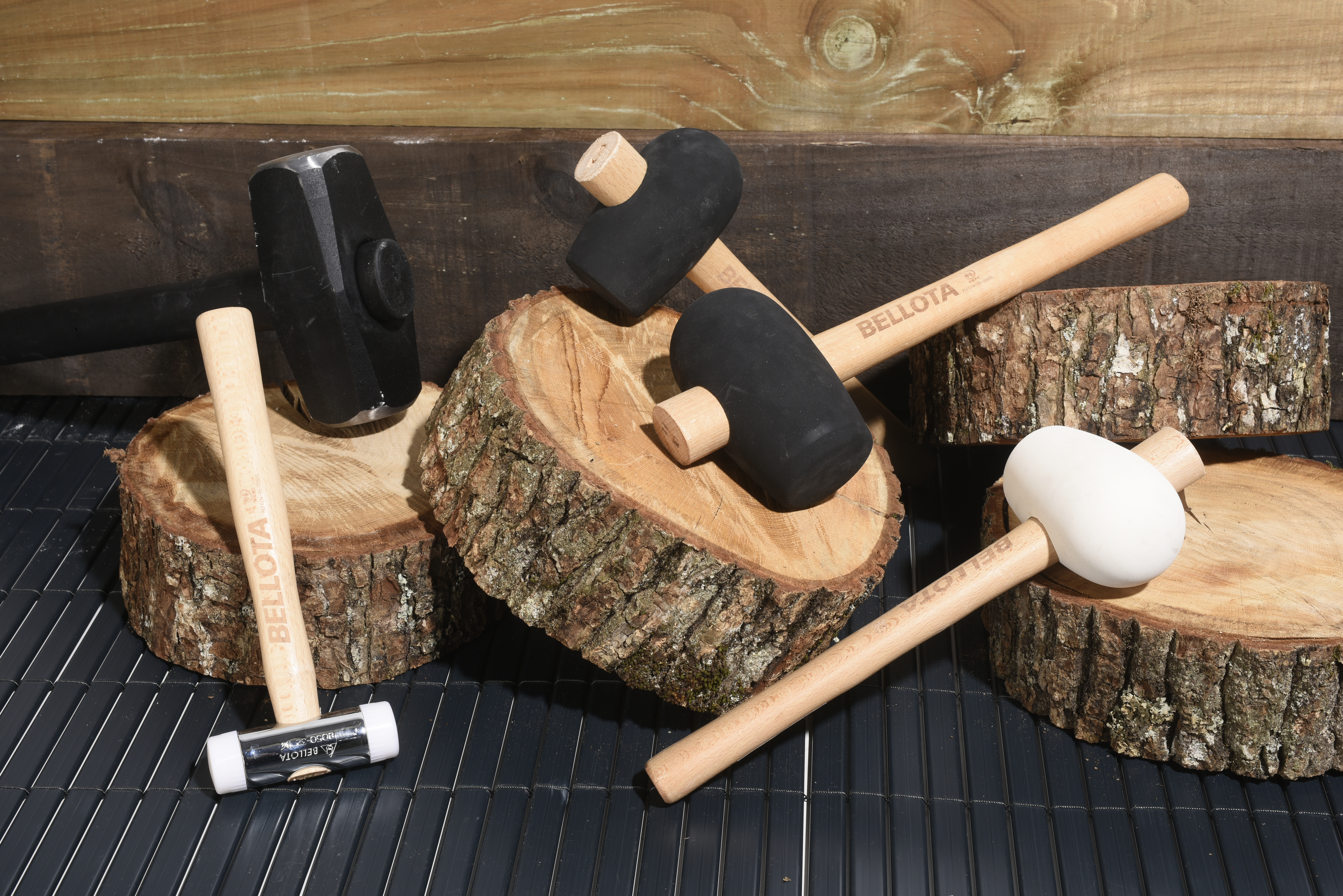 Maza con cabeza caucho BELLOTA 75 mm - 2