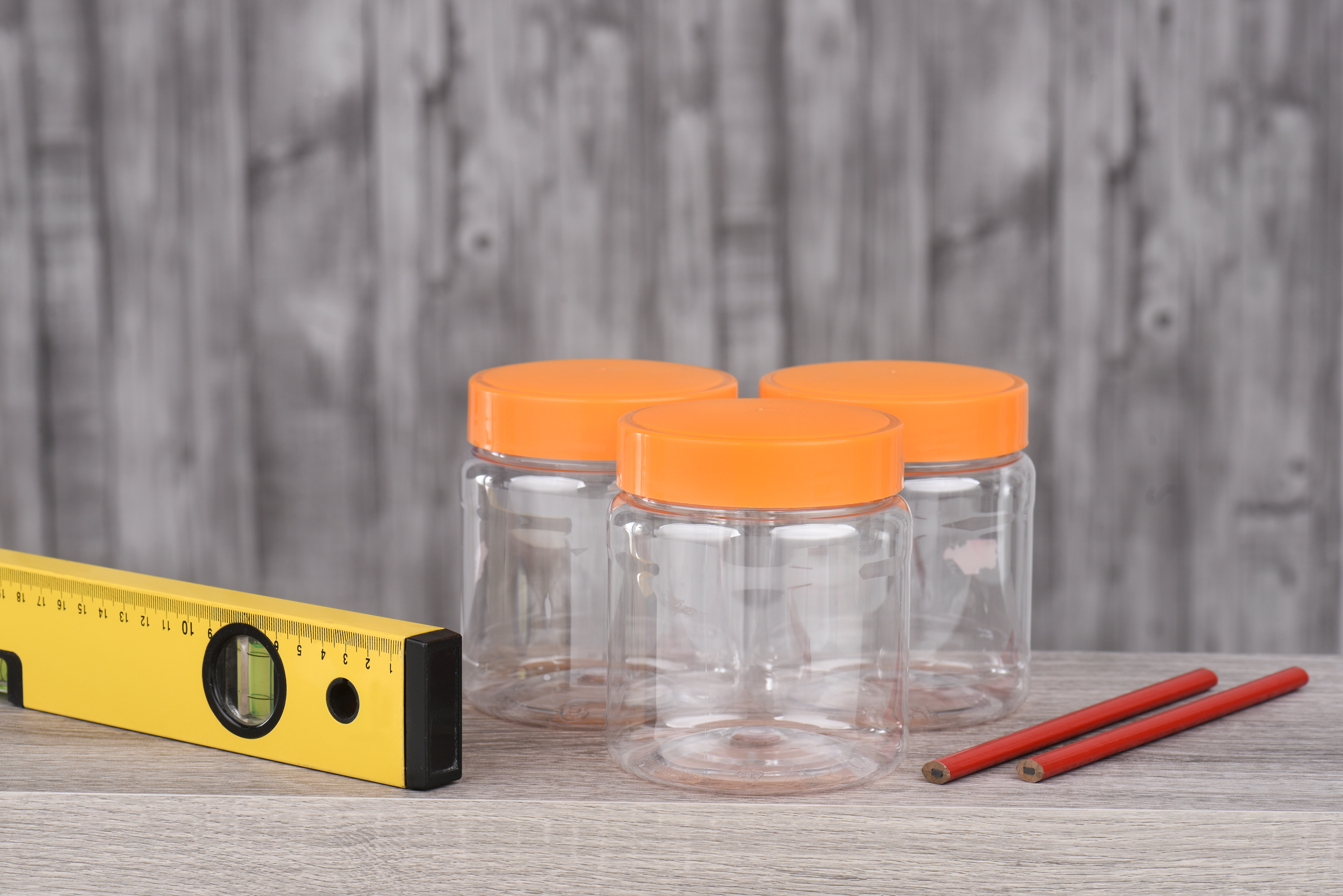 Matita per carpentieri L 18 cm rosso 12 pezzi - 2