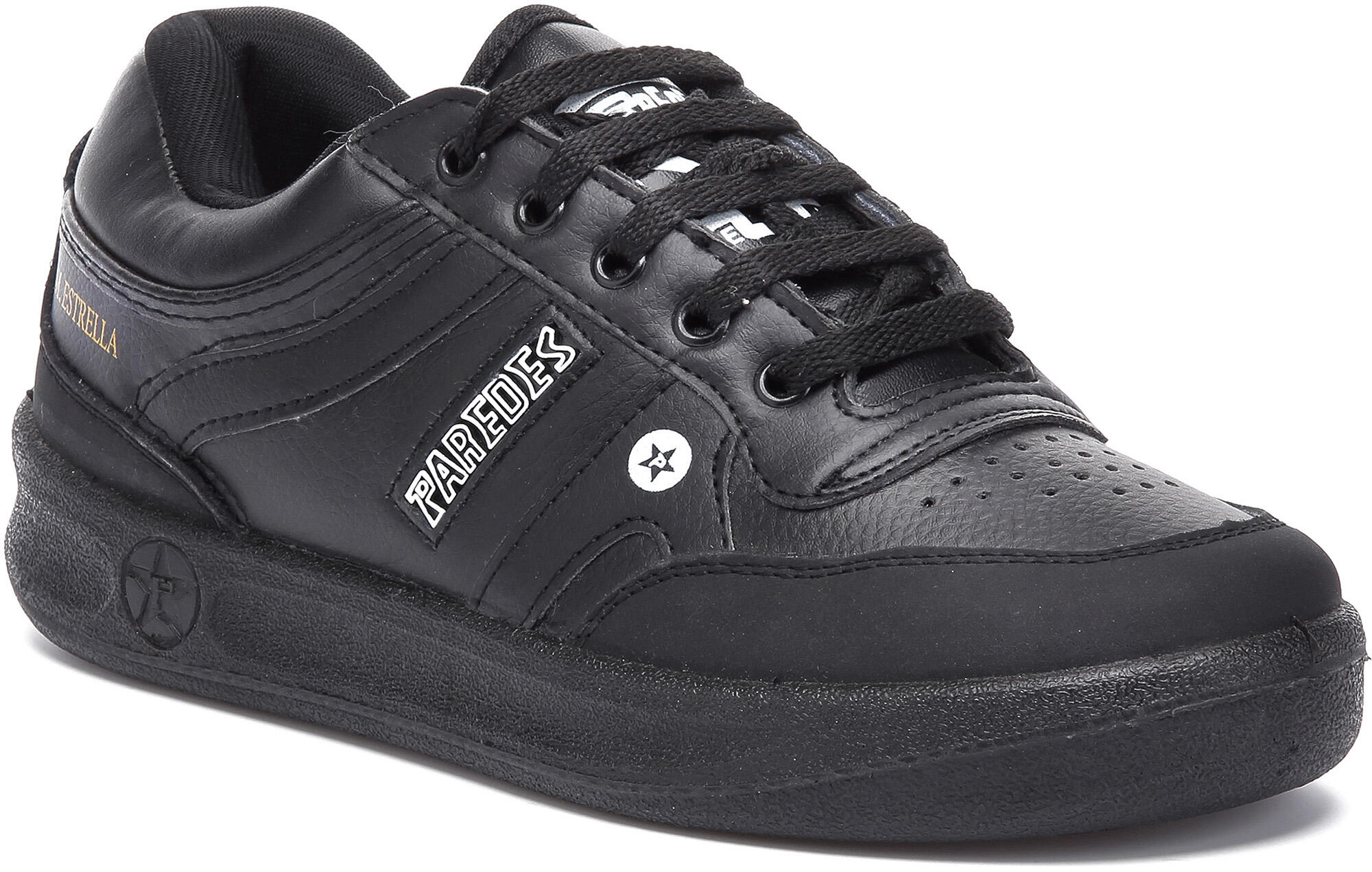 Deportivo paredes estrella piel negro talla 40