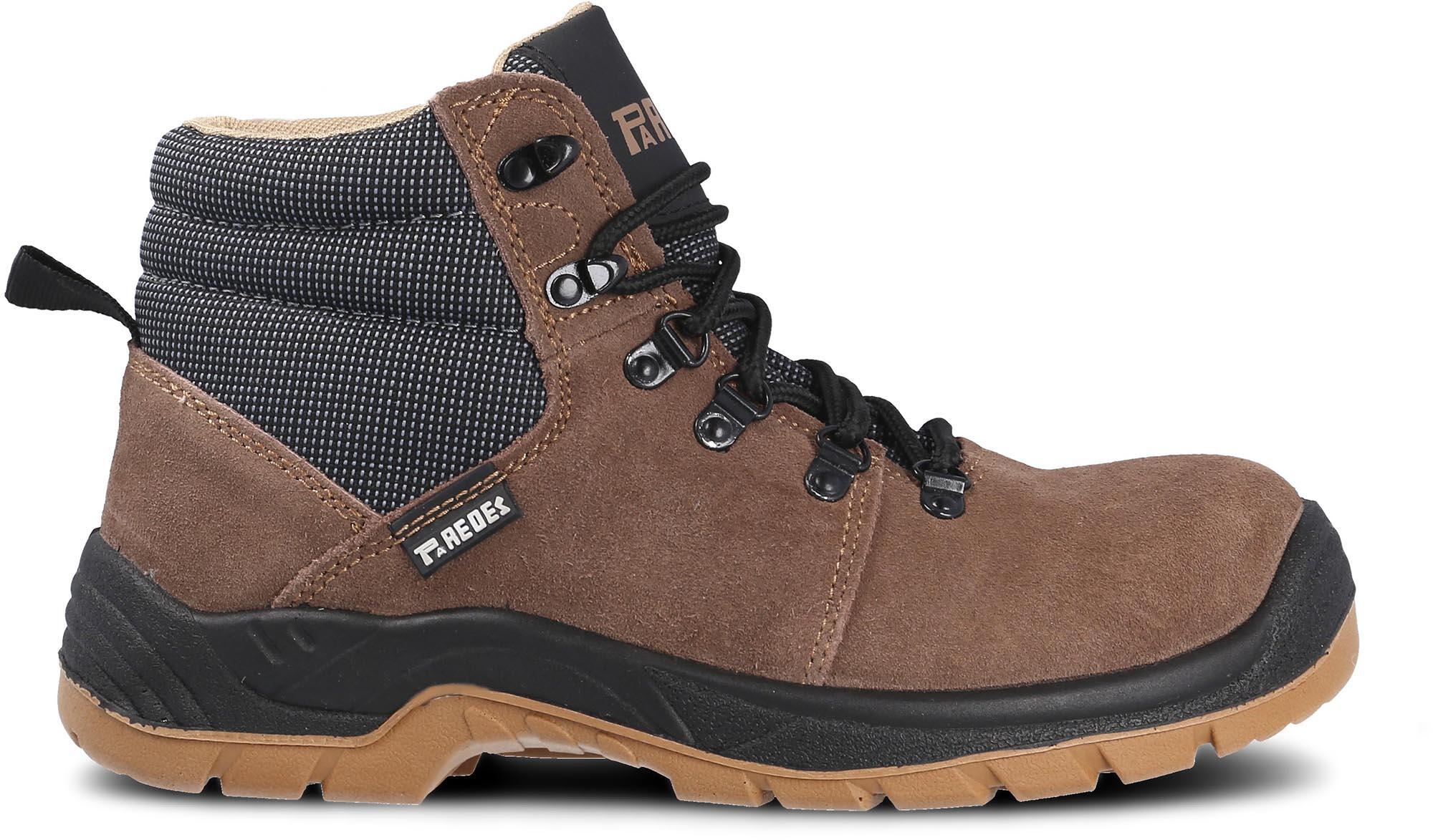 Bota seguridad paredes terra serraje marrón s1p src talla 41
