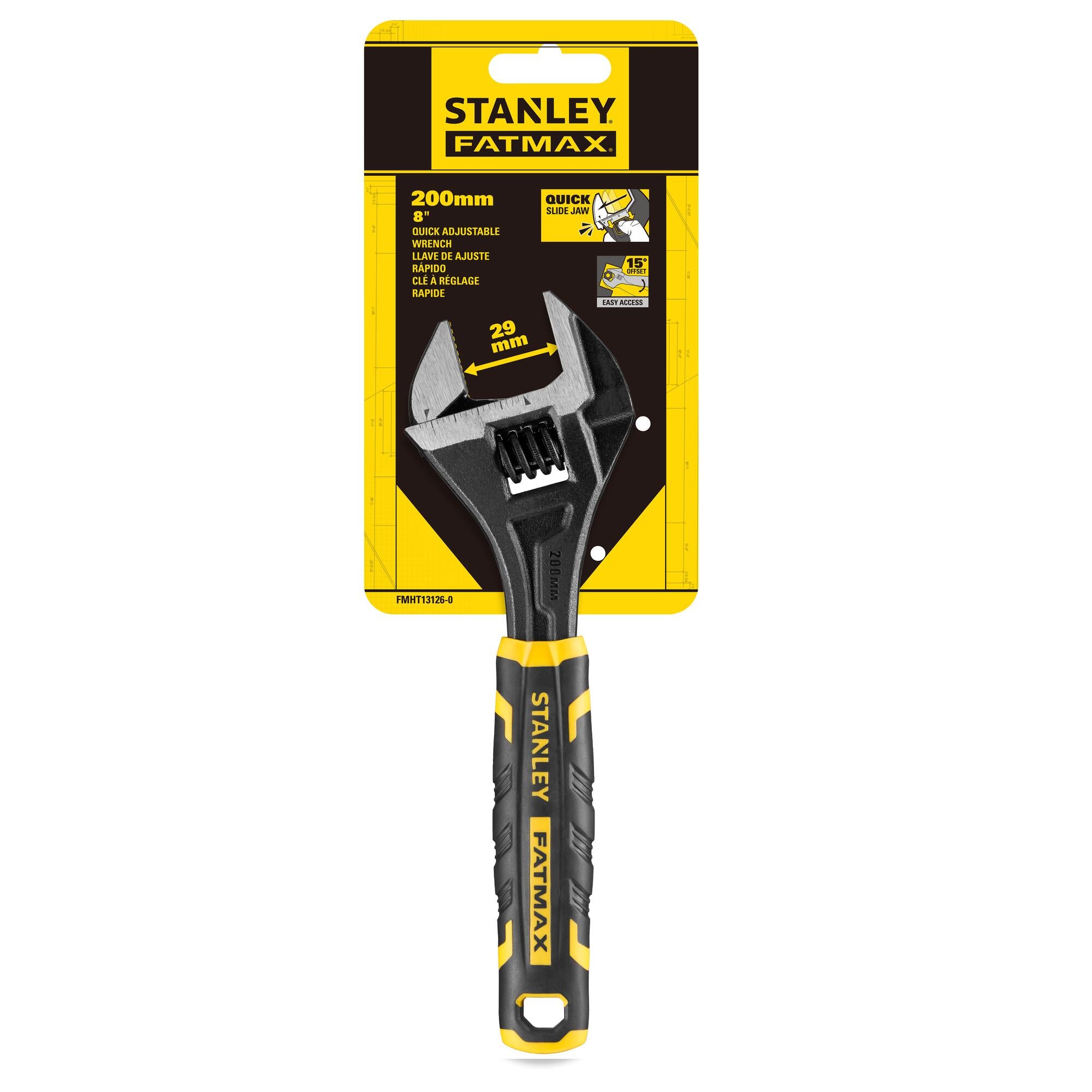 Llave ajustable  STANLEY FATMAX 8/200 mm - 13