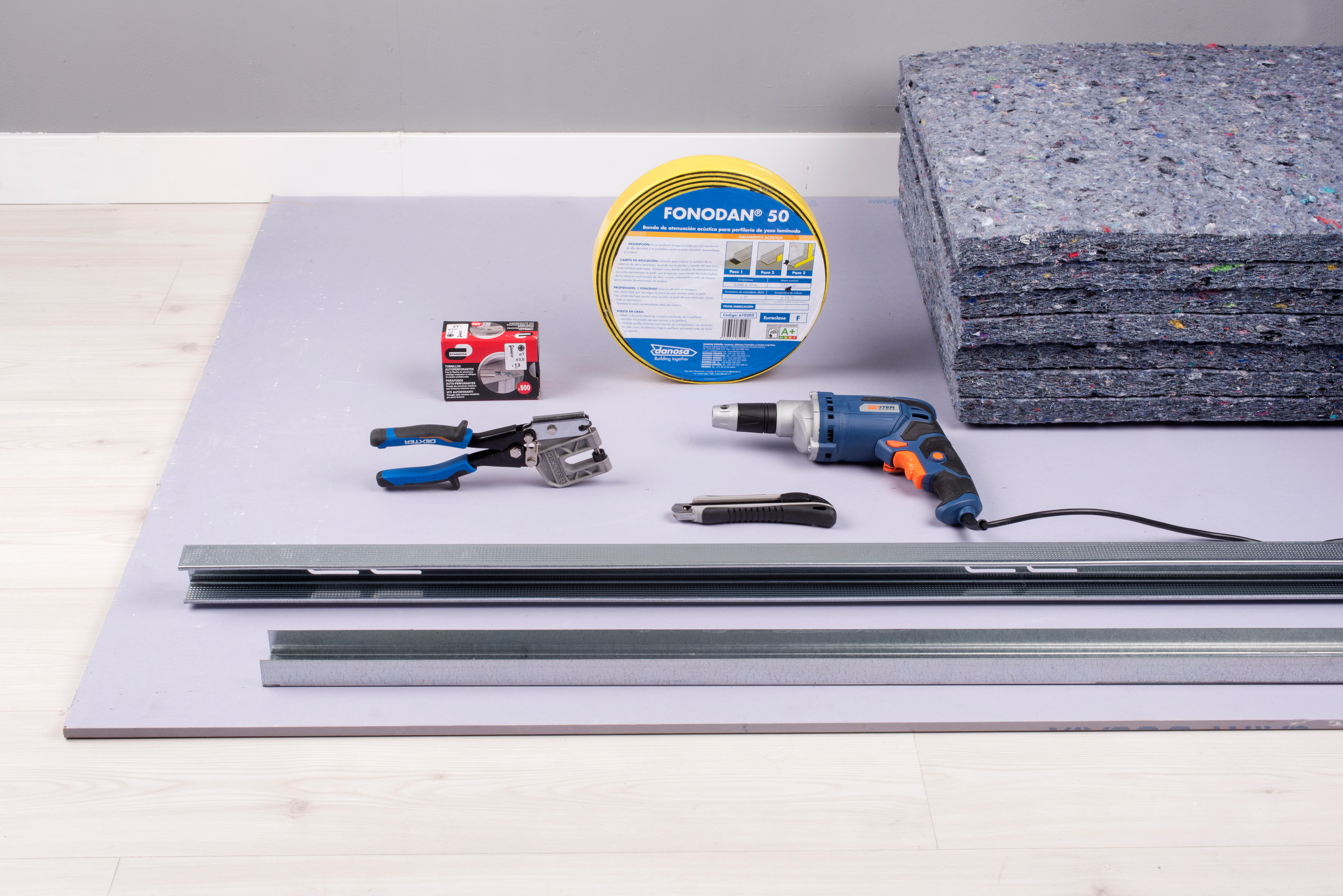 Alicate para gesso cartonado 250 mm Dexter - 7
