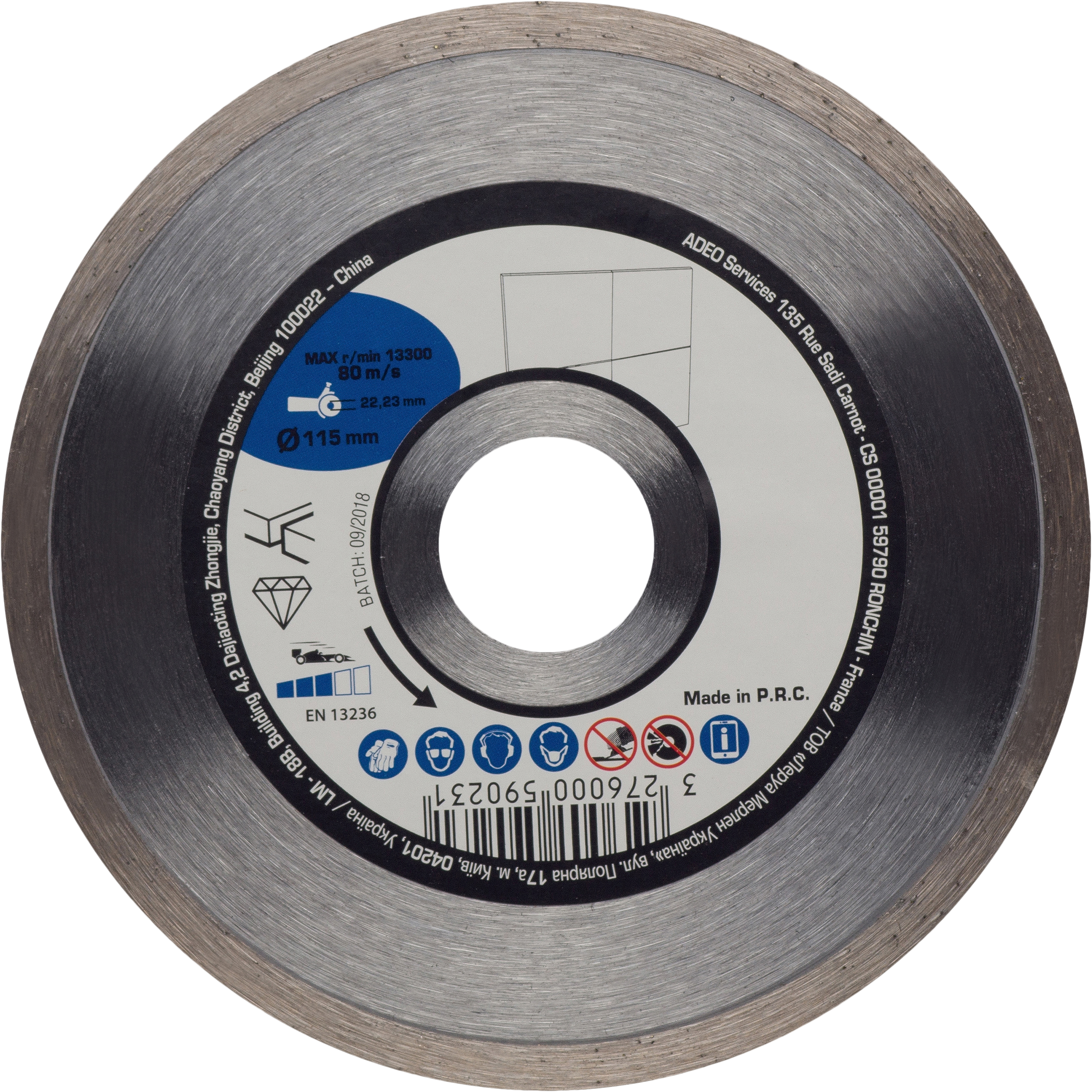 Disco de diamante para cerámica ø115 mm - 2