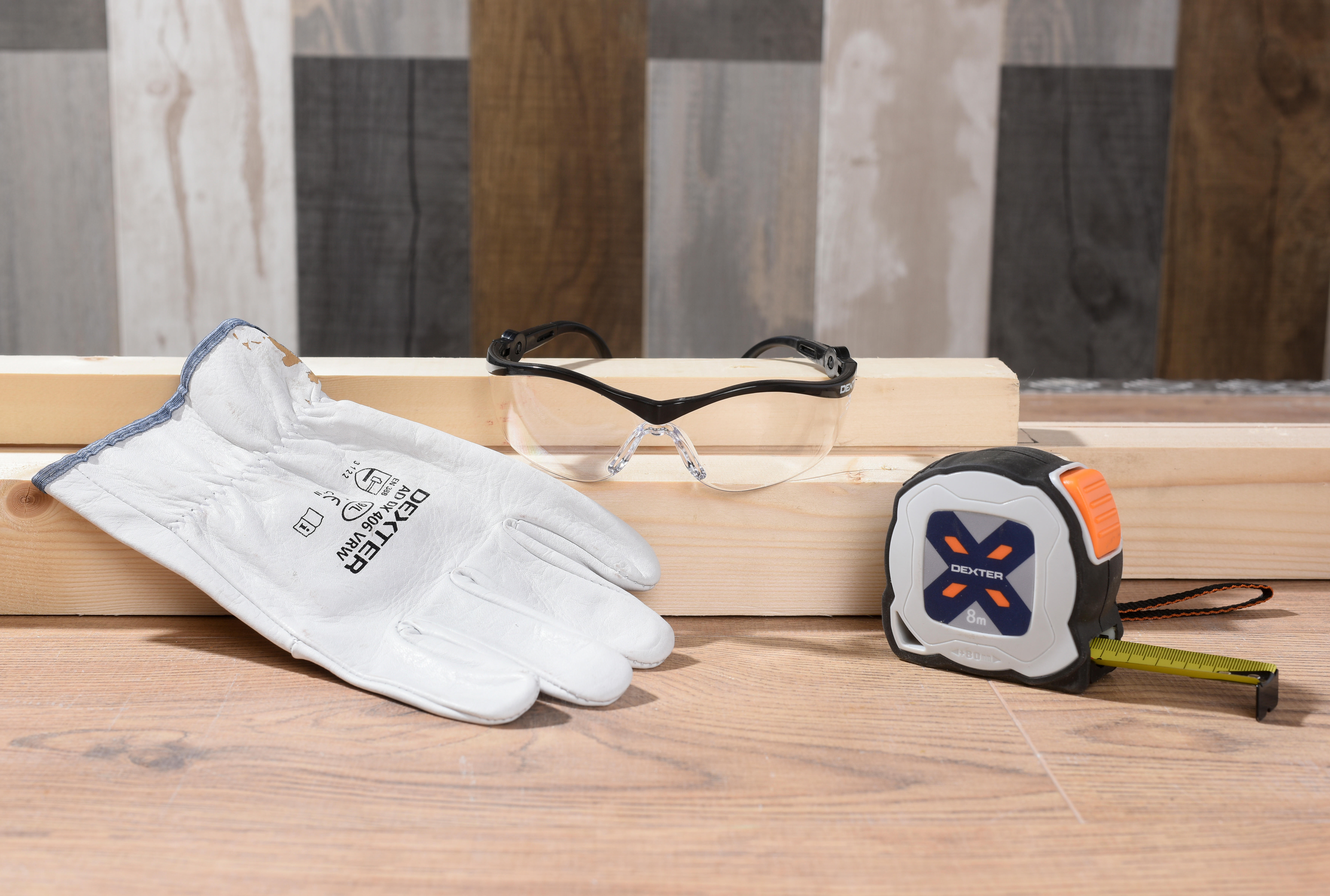 Guantes multiuso DEXTER piel y cuero T 9 / L - 2