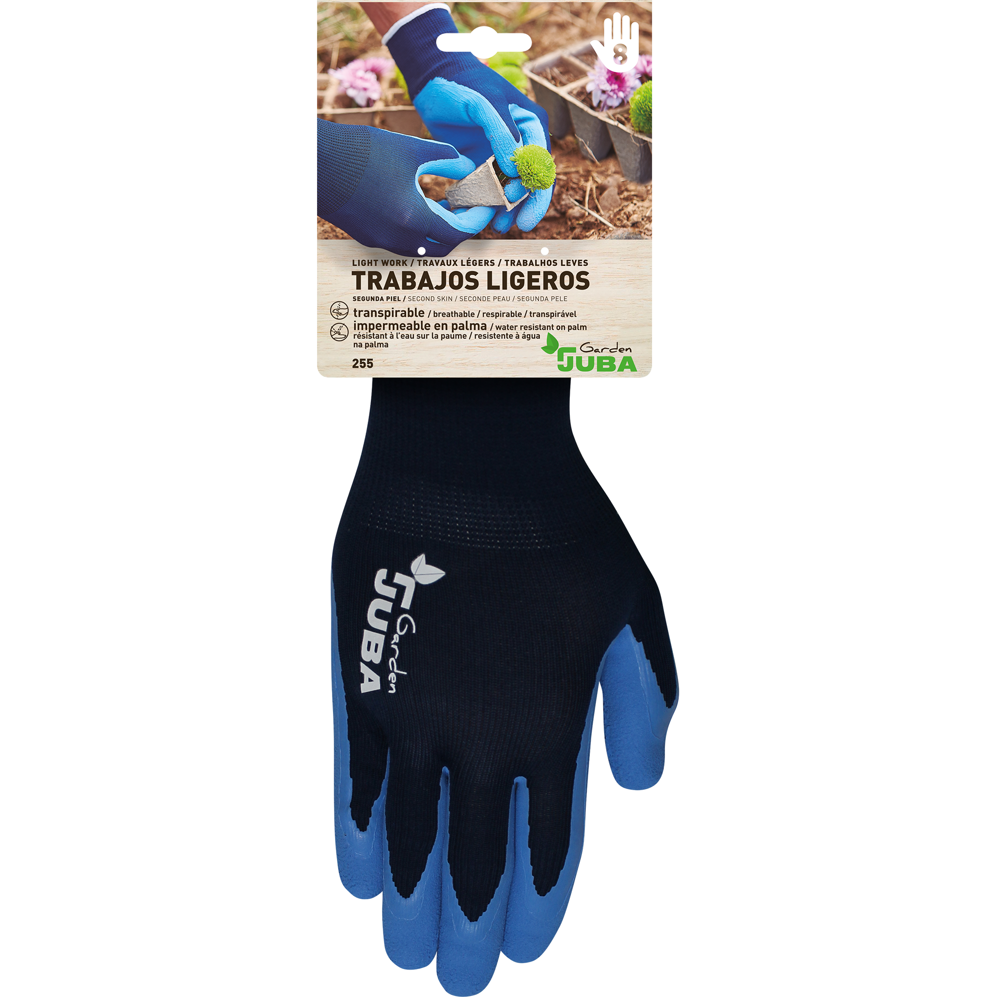 Guantes de jardín JUBA poliéster T 8 - 3