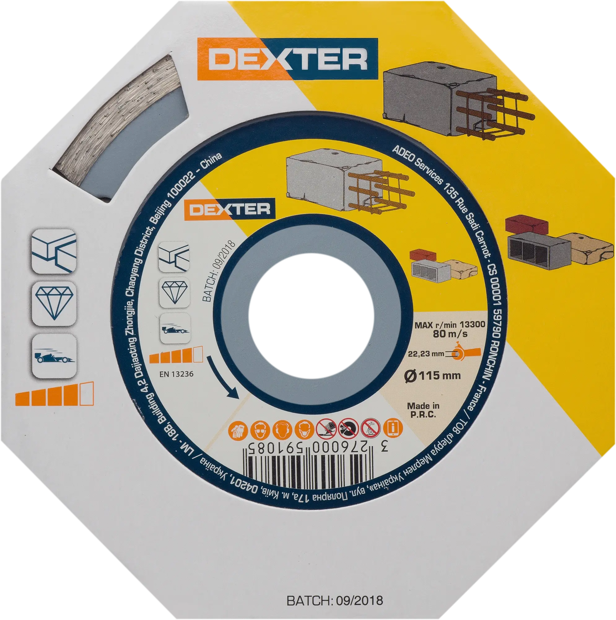 Disco diamante DEXTER BETÃO D115MM - 4