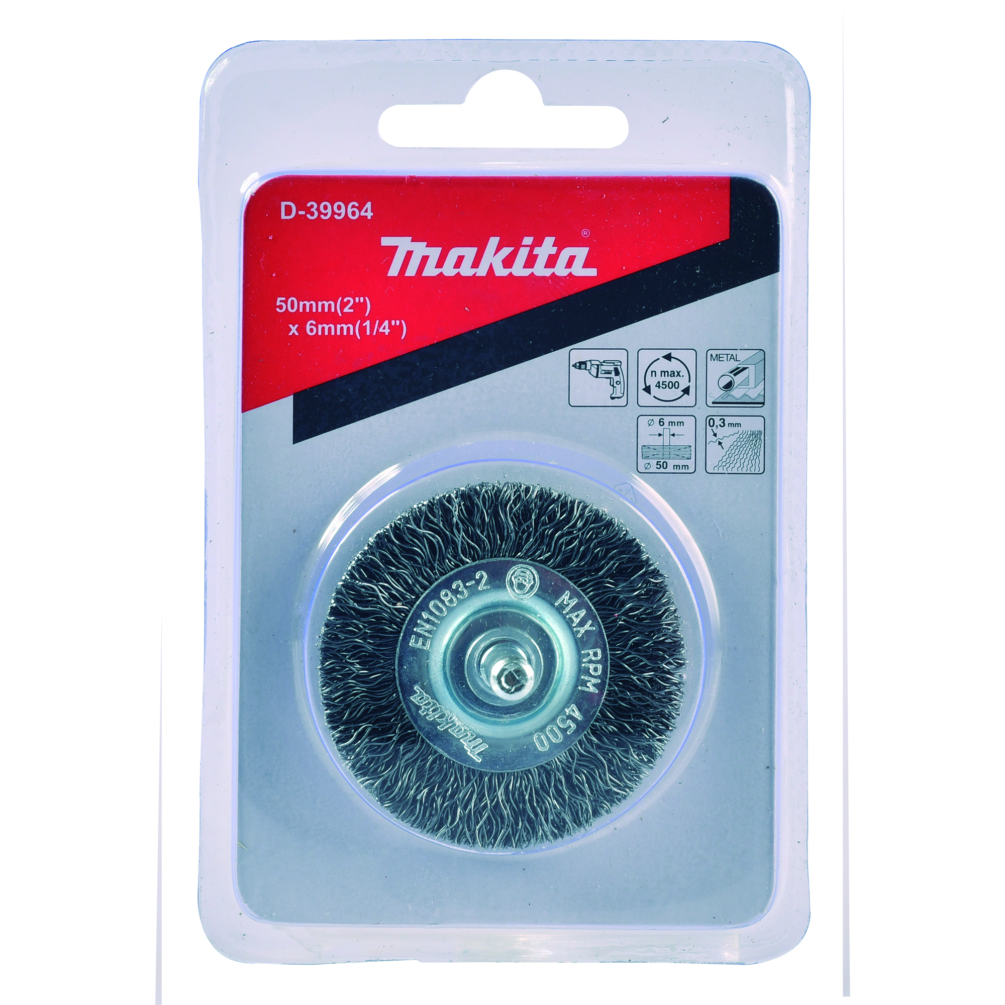 Cepillo para taladro makita d-39964