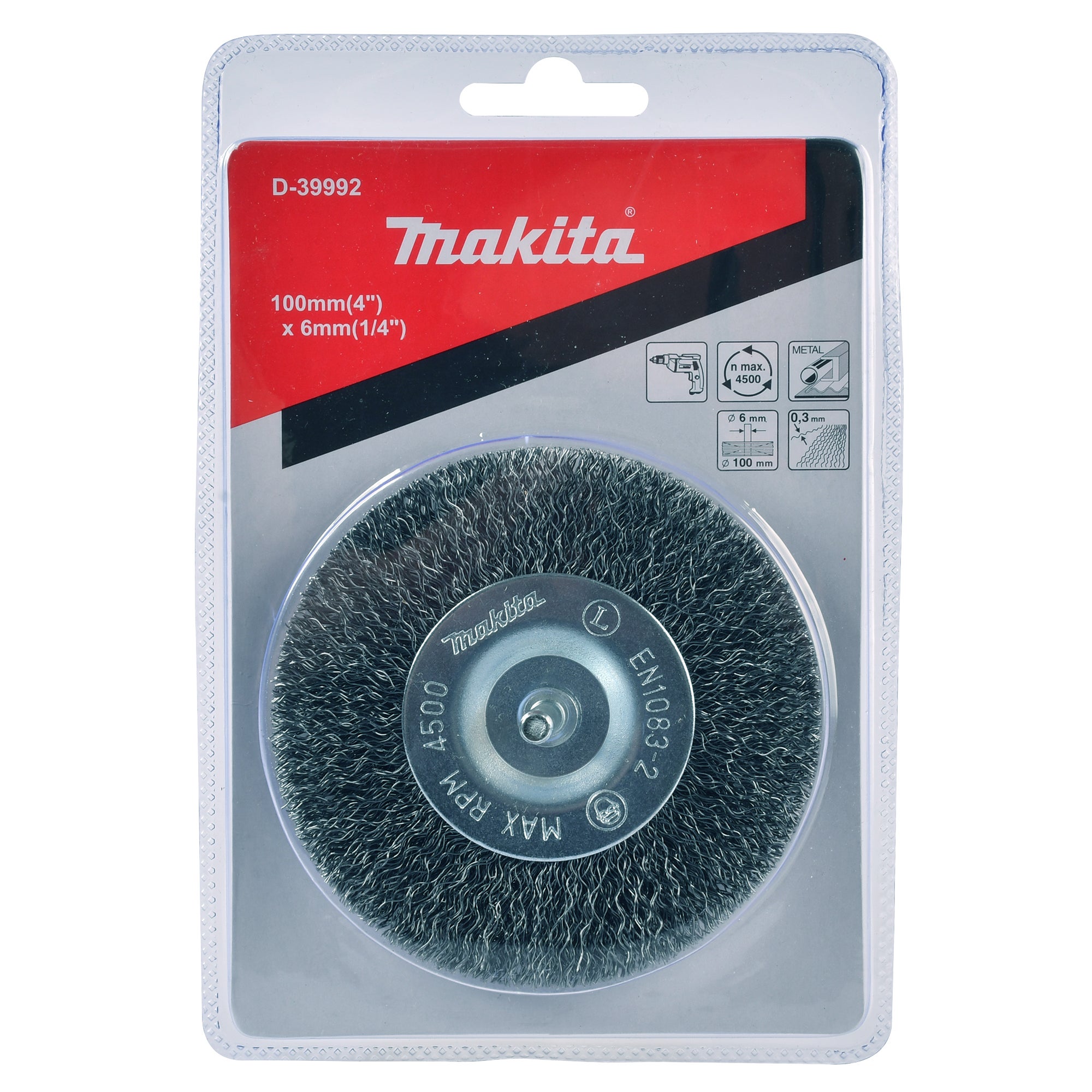 Cepillo para taladro makita d-39992