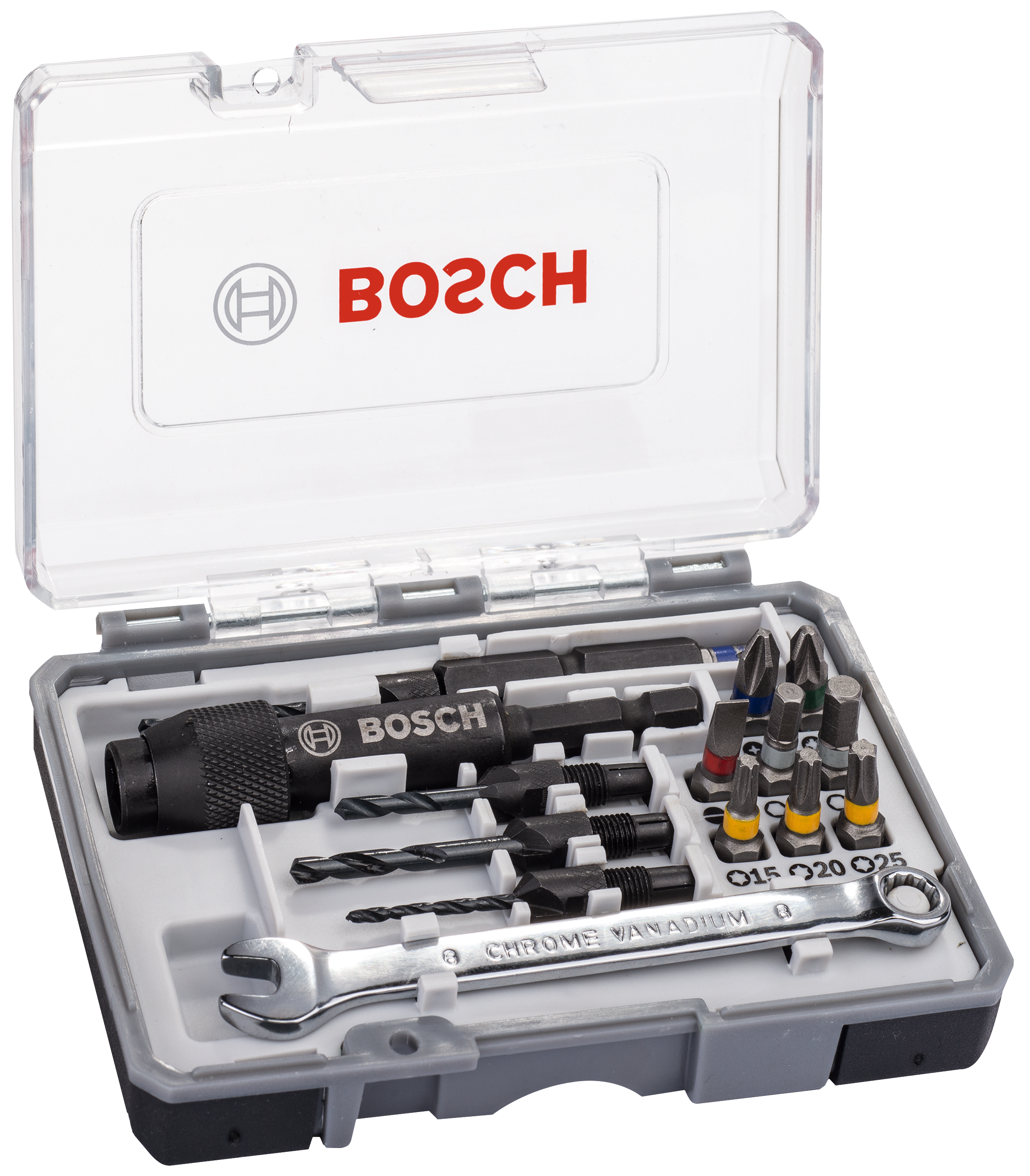 20 piezas de surtido de brocas bosch 2607002786