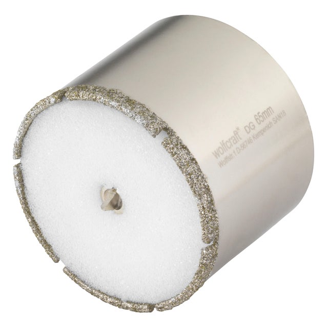 Trépan P&P diamant carrelage Diam.65 mm - WOLFCRAFT