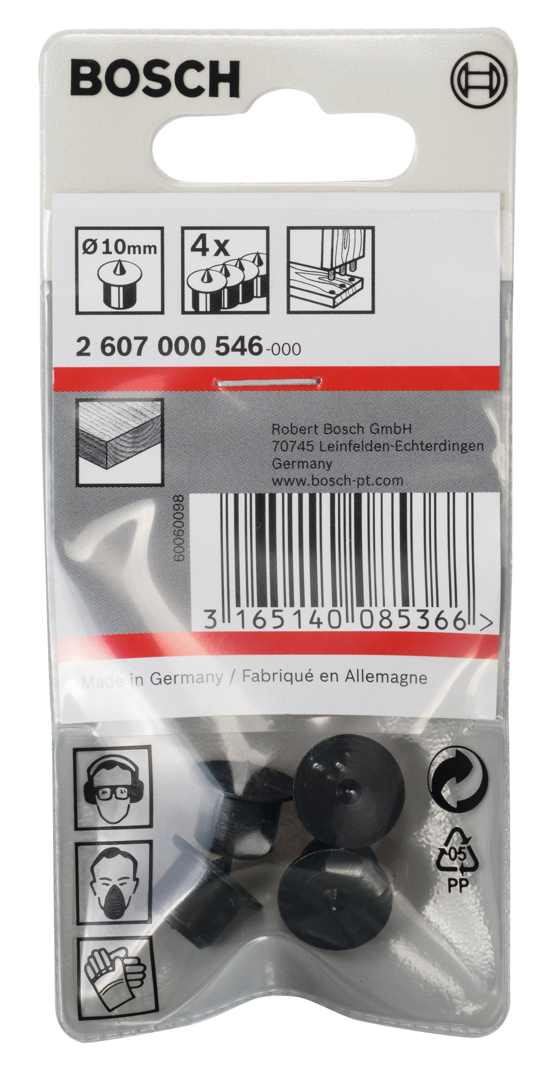 Posicionador tacos bosch set 10mm
