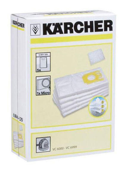 Bolsa de aspirado karcher 6.904-329.0 de 17 litros