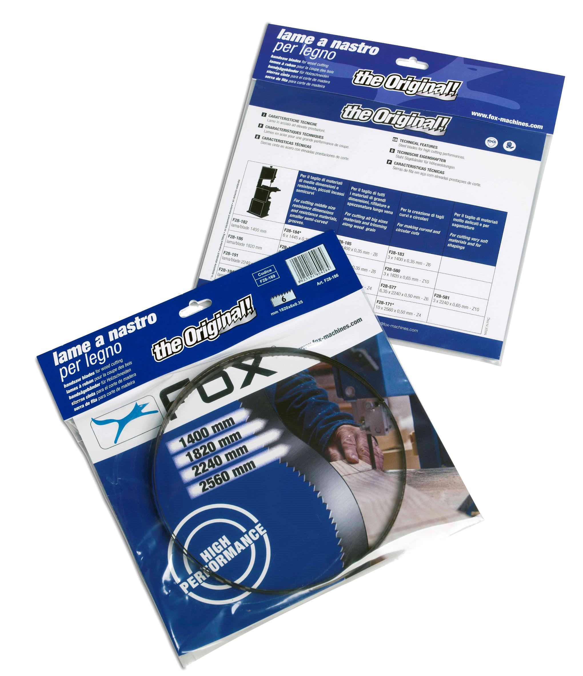 Hoja para sierra de cinta femi para cortar madera