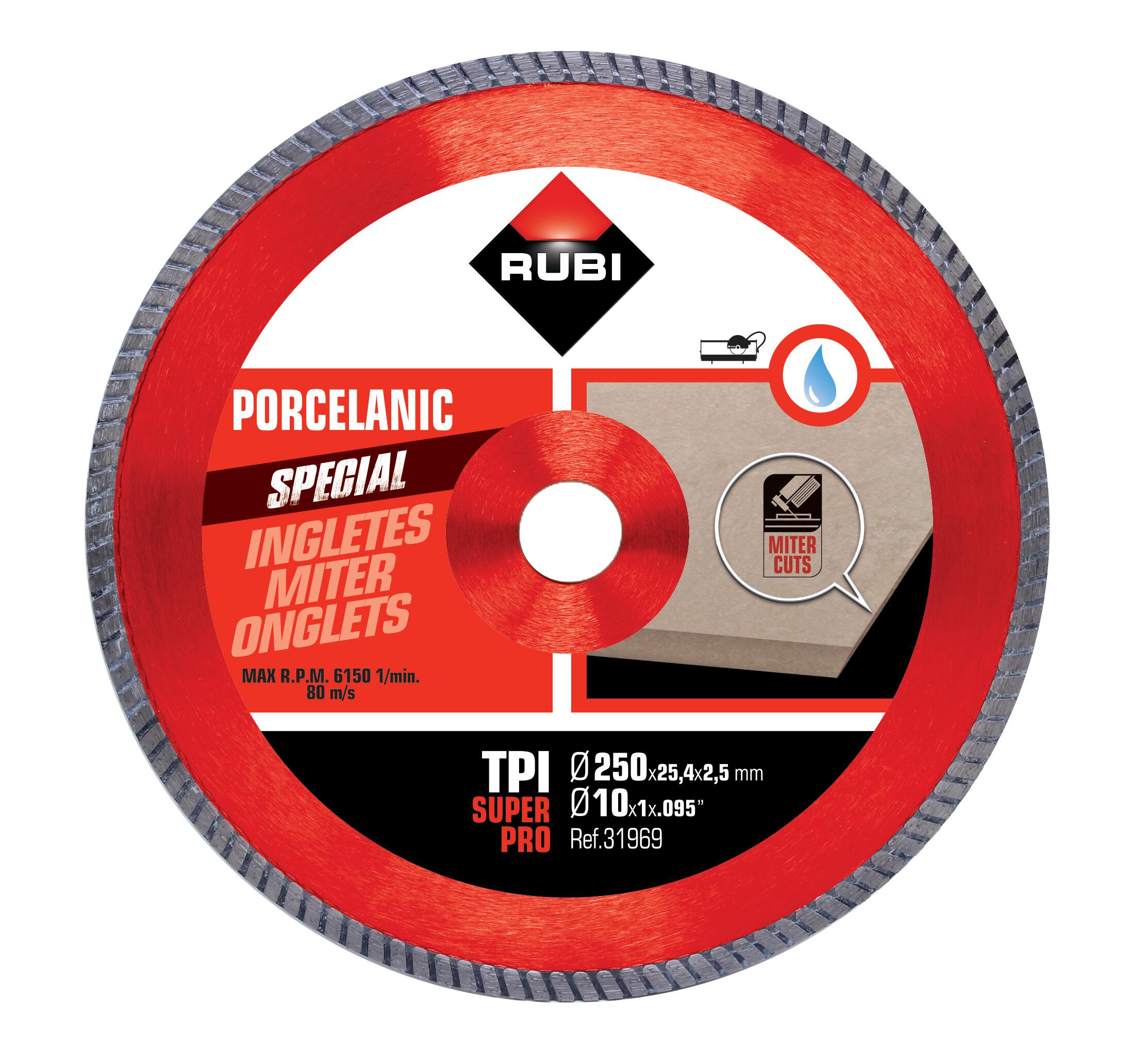 Rubi Disco De Diamante De Repuesto Tpi Inglete De Diamante Cm De Ø , Leroy Merlin