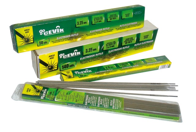 Pack 140 electrodos CEVIK de rutilo - 3.25mm de ø