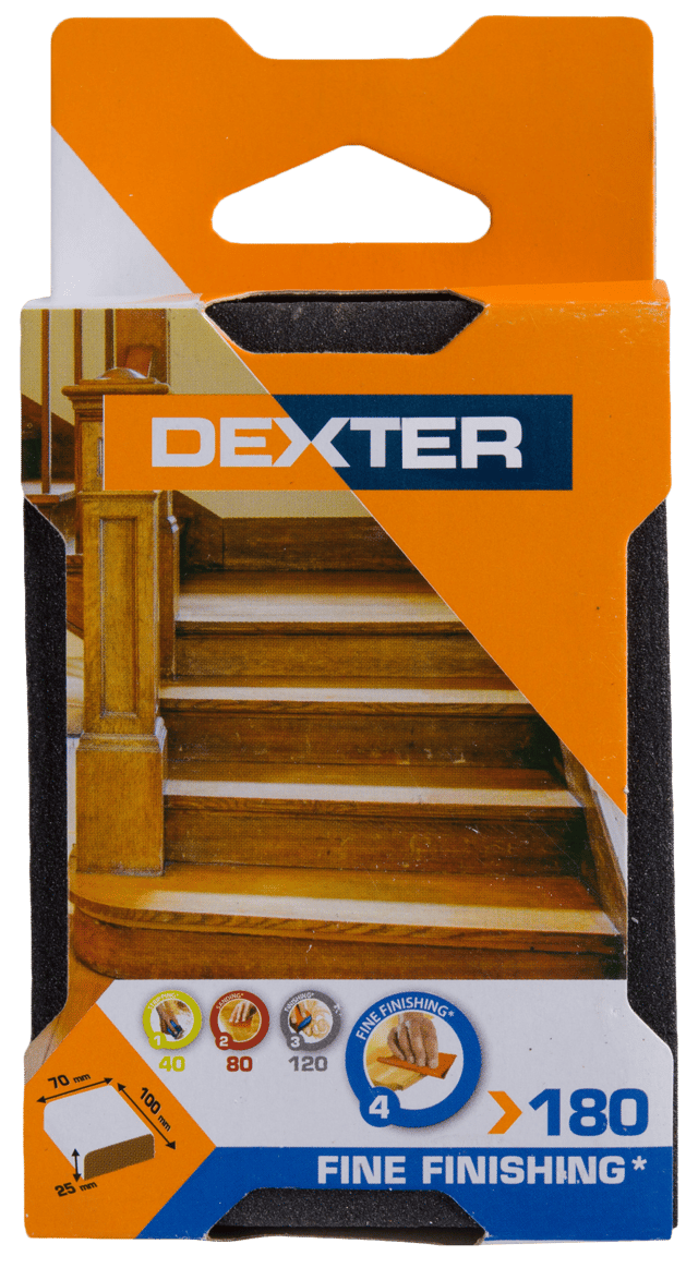Esponja abrasiva DEXTER de grano 180