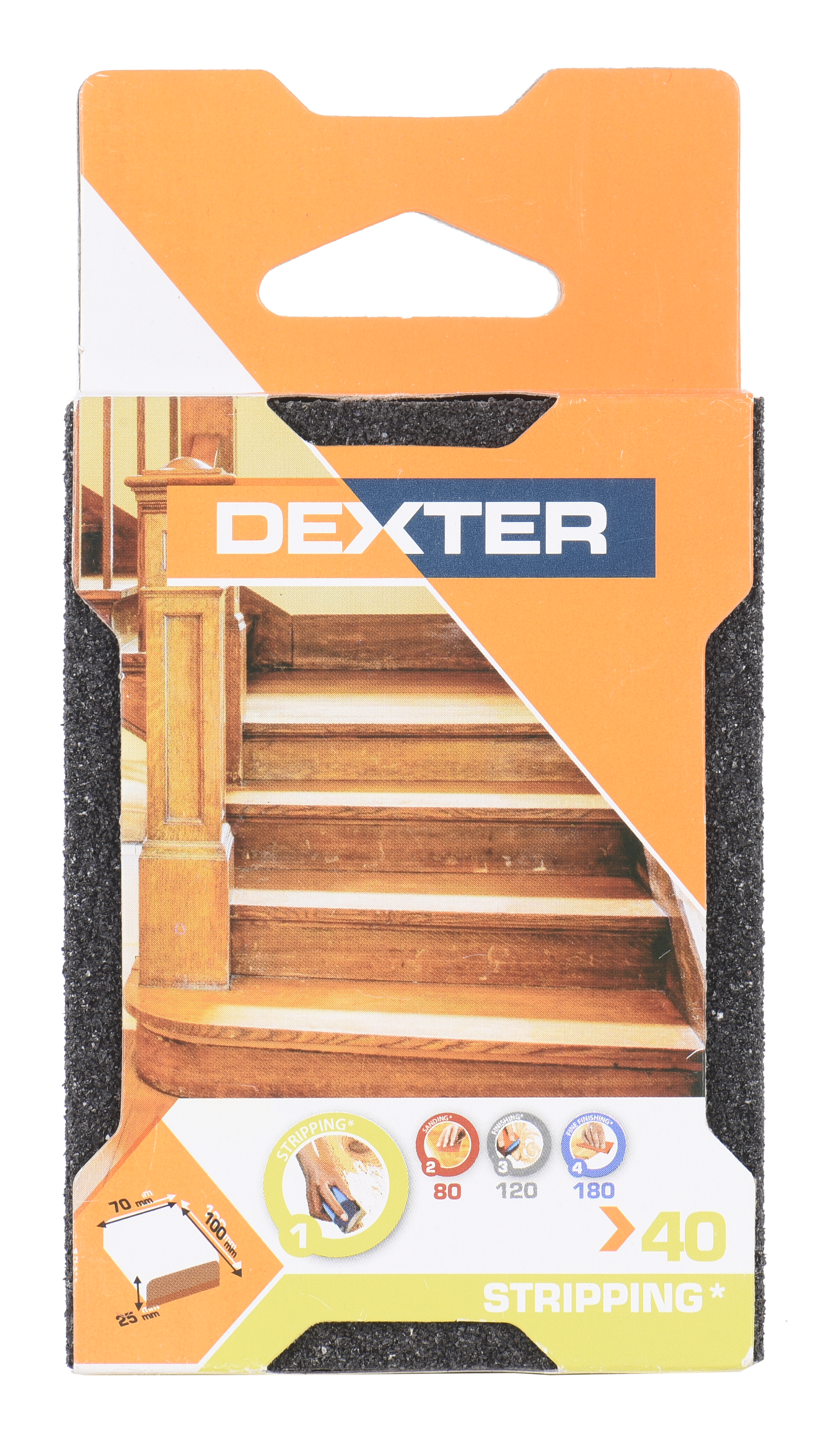 Esponja abrasiva DEXTER de grano 40 - 11
