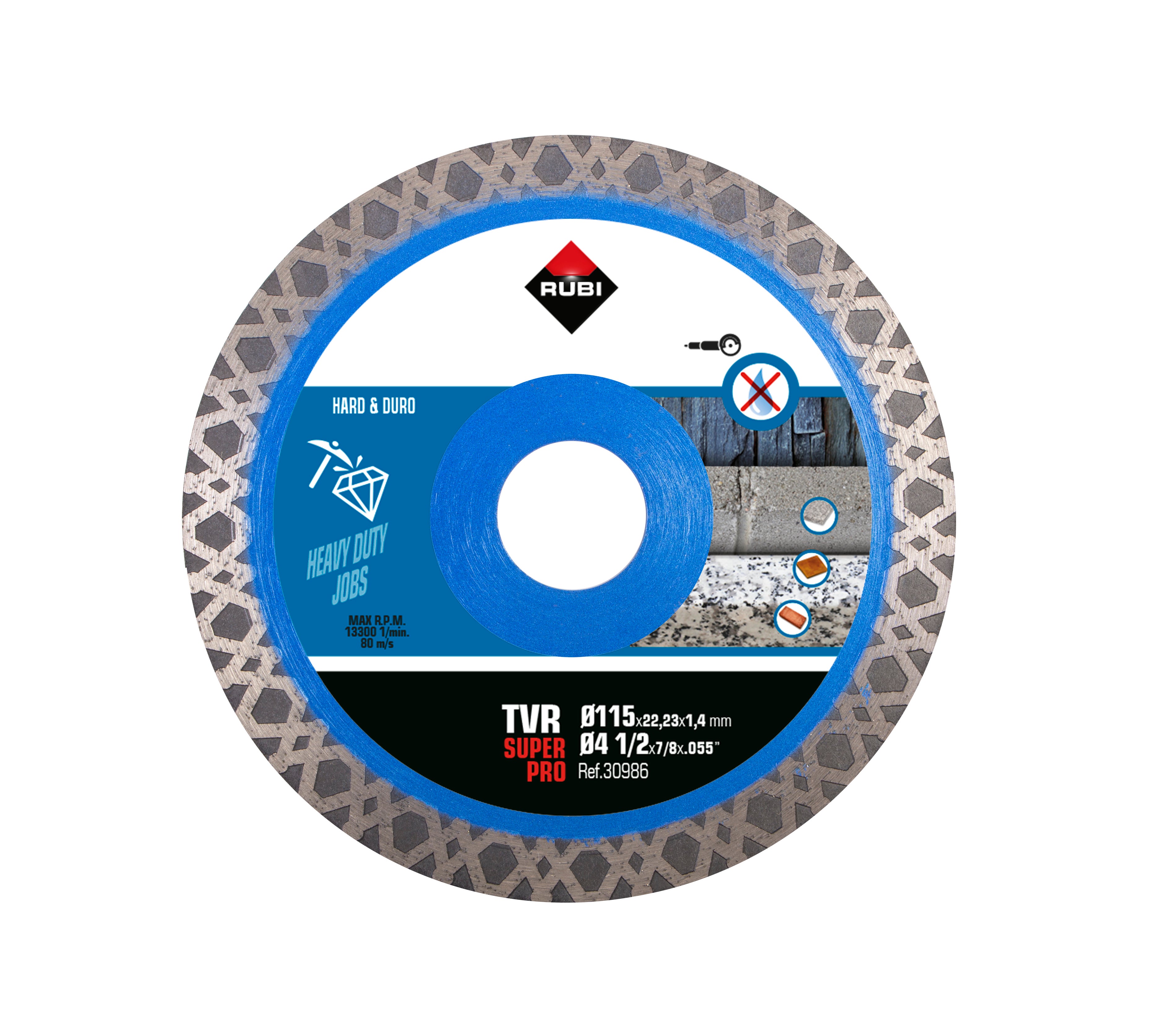 Rubi Disco De Diamante De Repuesto Stt De Diamante Cm De Ø , Leroy Merlin