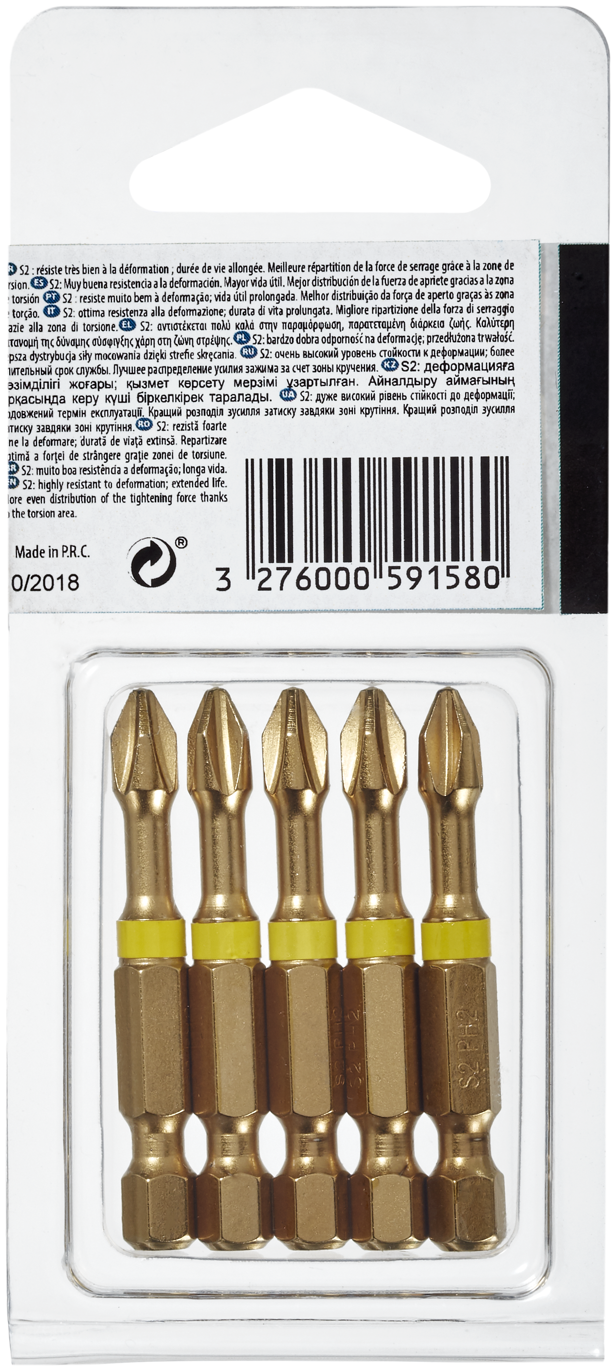 5 pontas Ph2 50 mm Dexter Pro - 3