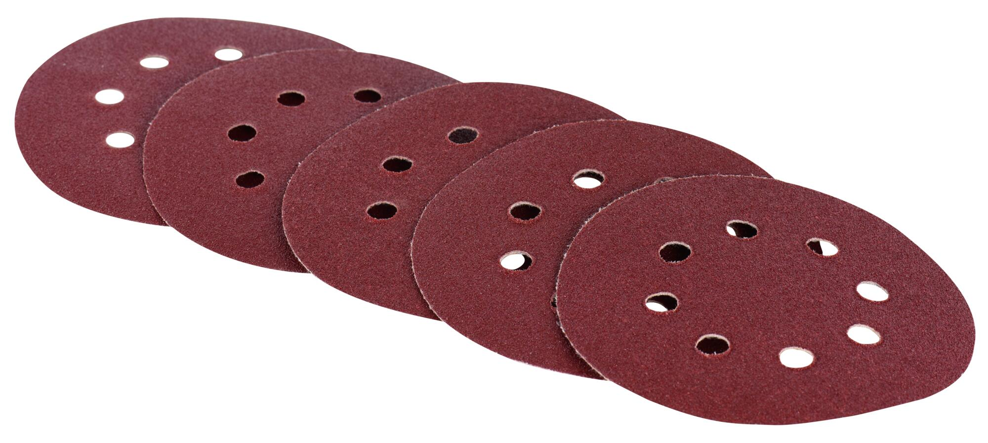 5 Lixas PERFURADO D125 G80 DEXTER - 11