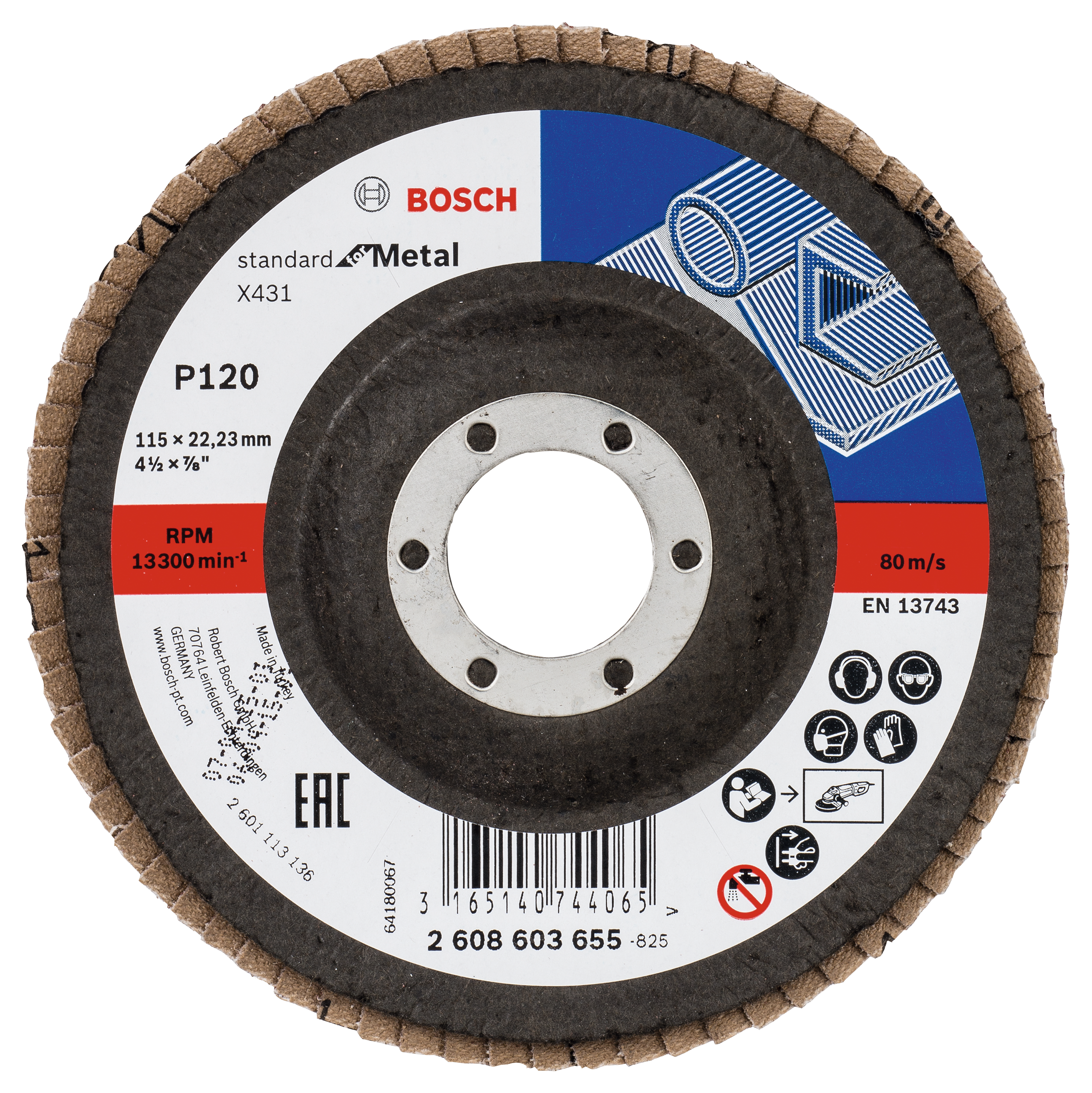 Disco de láminas BOSCH de 115 mm y 120 gr - 2
