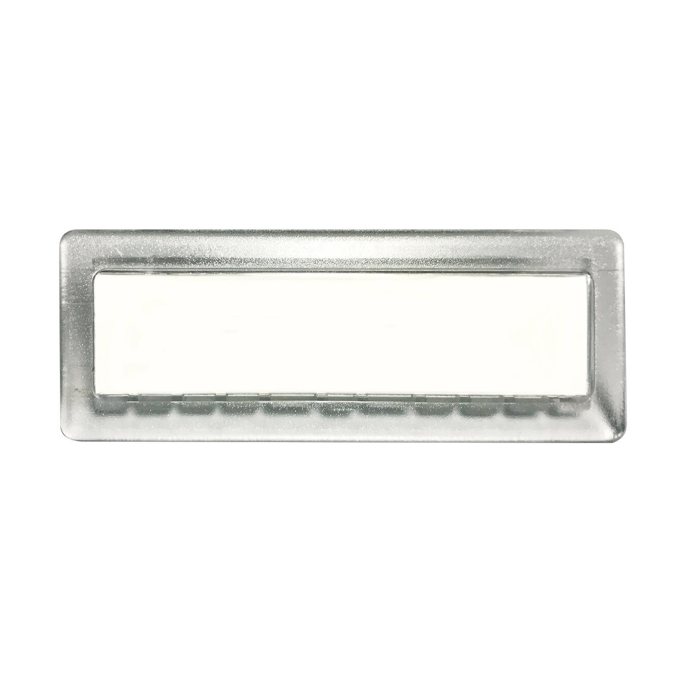 Porta etichetta ALUBOX in abs L 7 x H 2.5 cm - 2