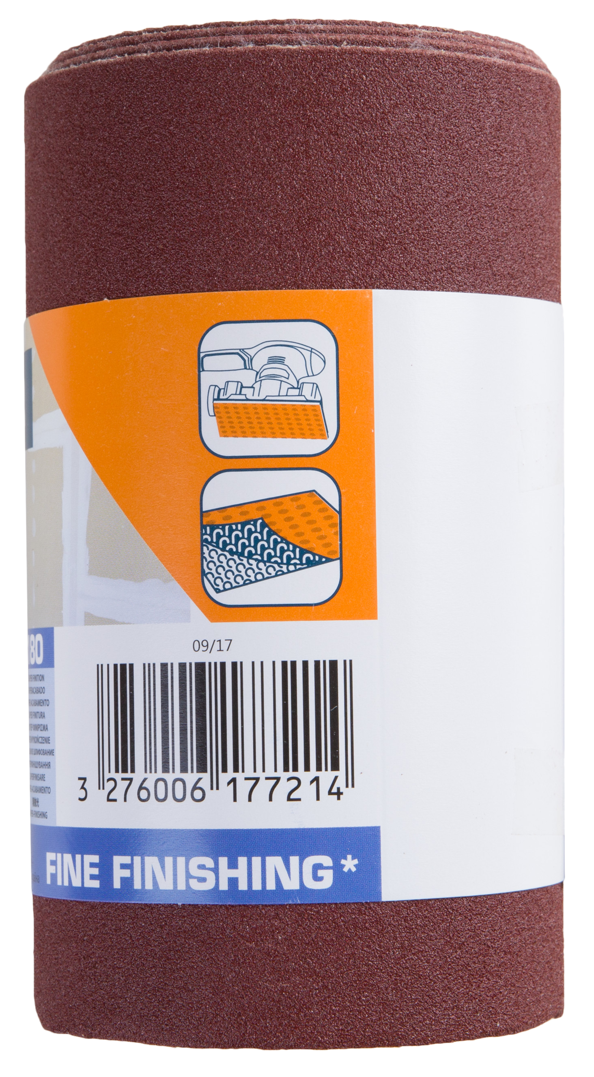 Rollo de hoja abrasiva DEXTER con grano de 180 - 6