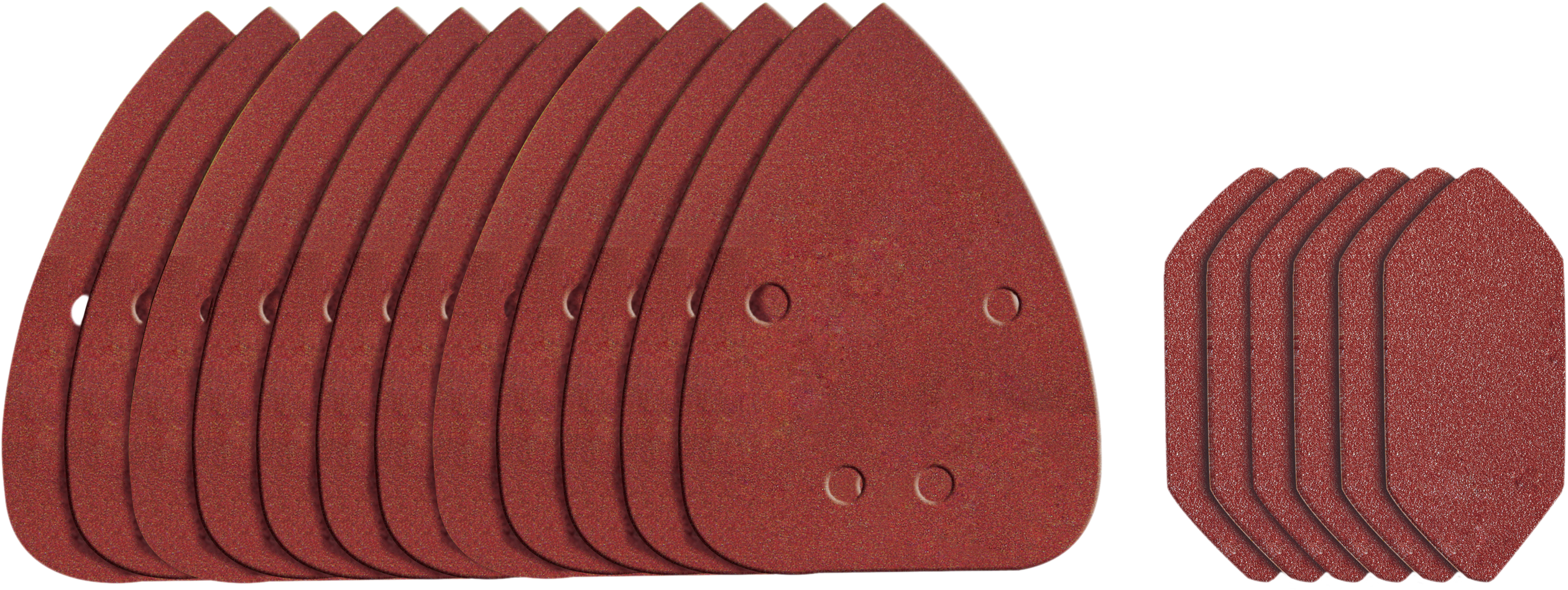 18 lixas para multilixadora WORX WA2069 G80-120-240 - 3