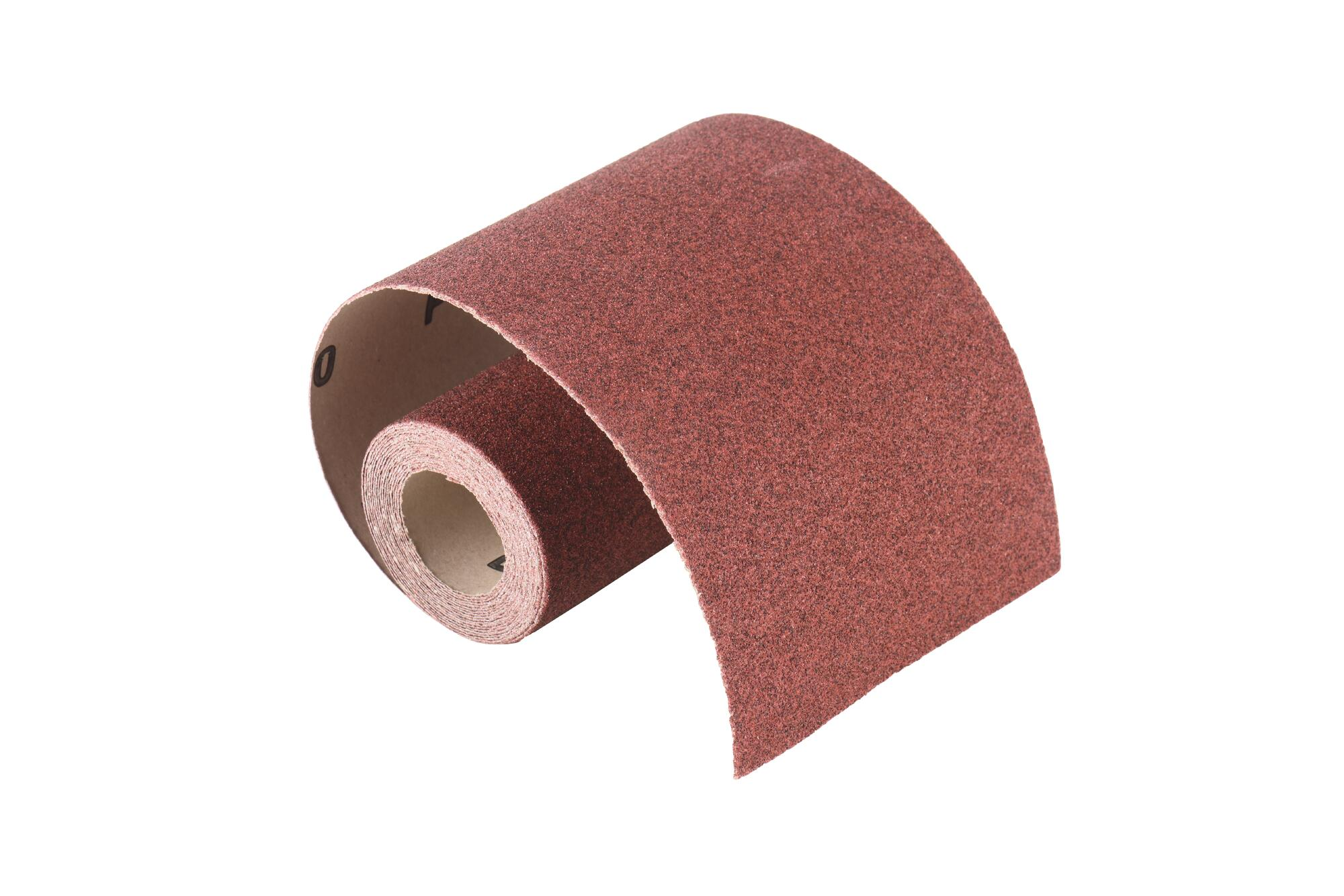 Rollo de hoja abrasiva con grano de 80