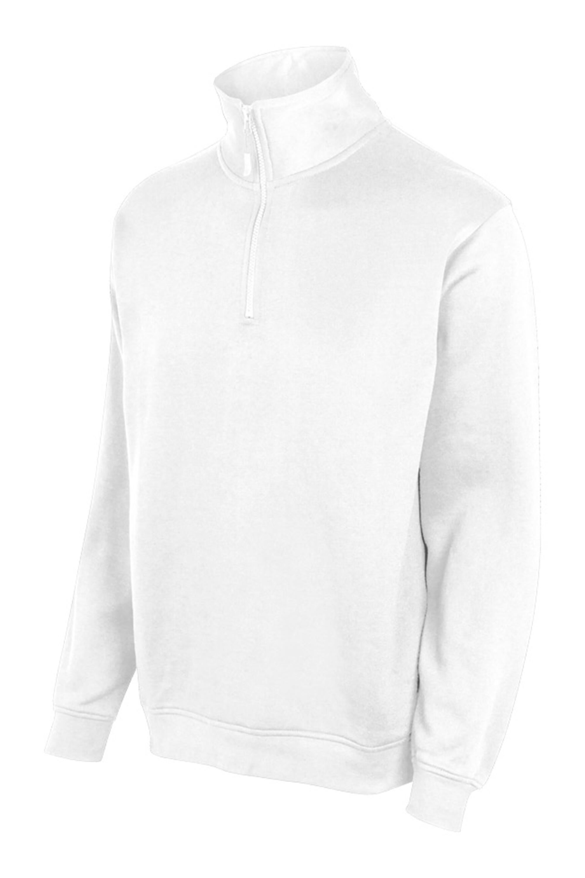 Velilla  Sudadera Media Cremallera, Xs Blanco , Leroy Merlin