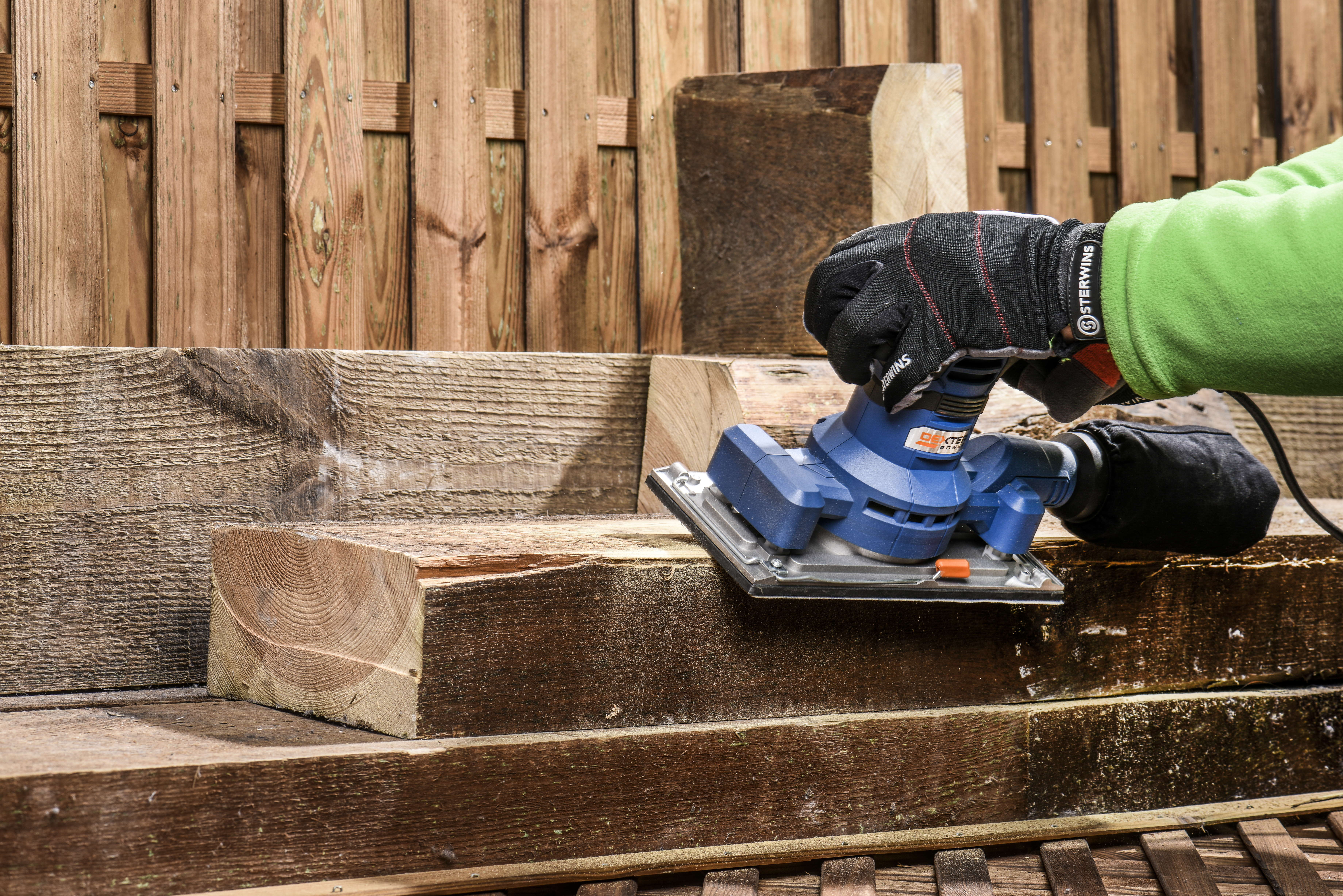 5 patines de lija DEXTER 230x93, grano 40-80-120 - 9