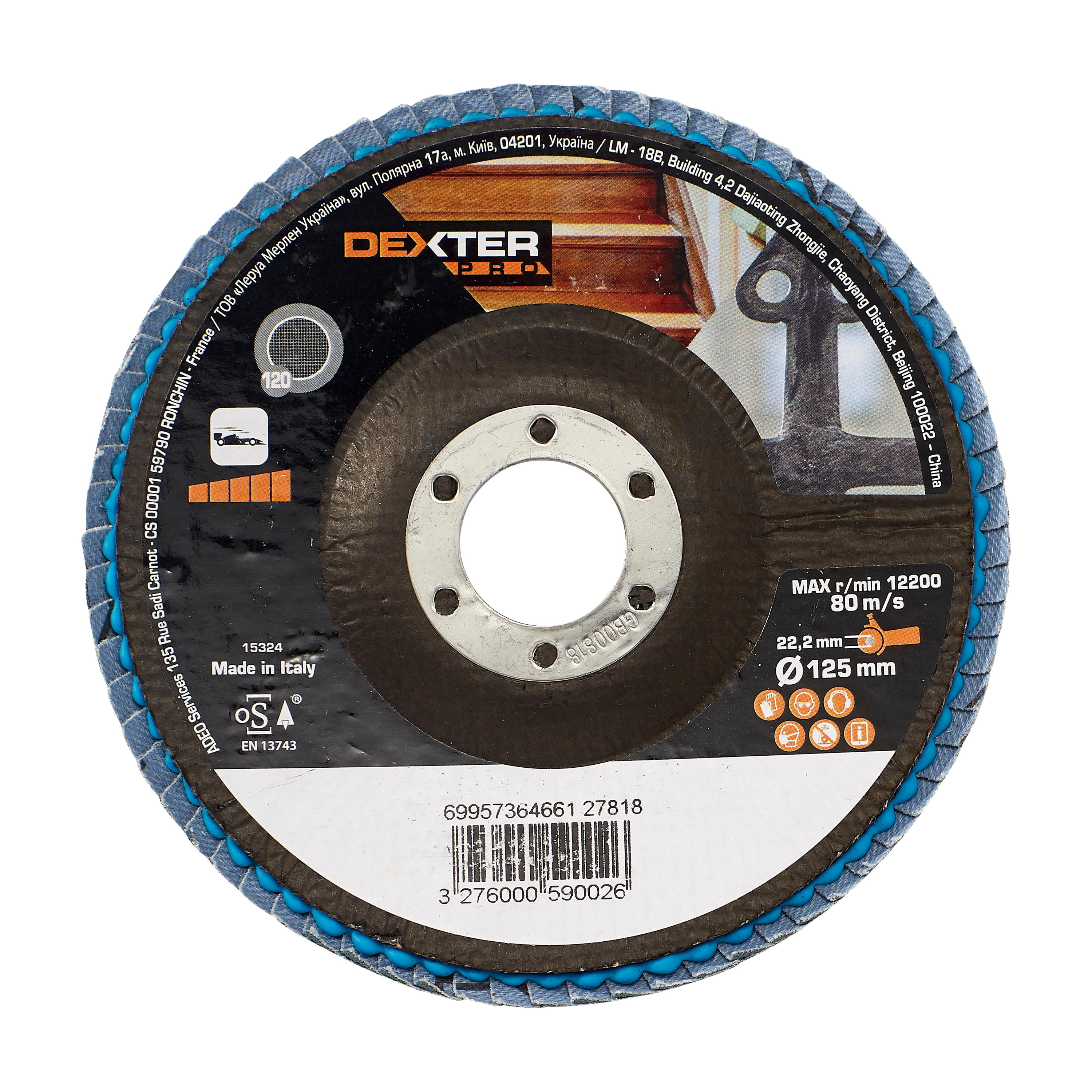 Disco de lamelas DEXTER PRO GR120 D125MM - 2