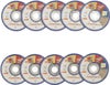 Pack 10 discos de corte DEXTER  - ø 115 mm para multimaterial