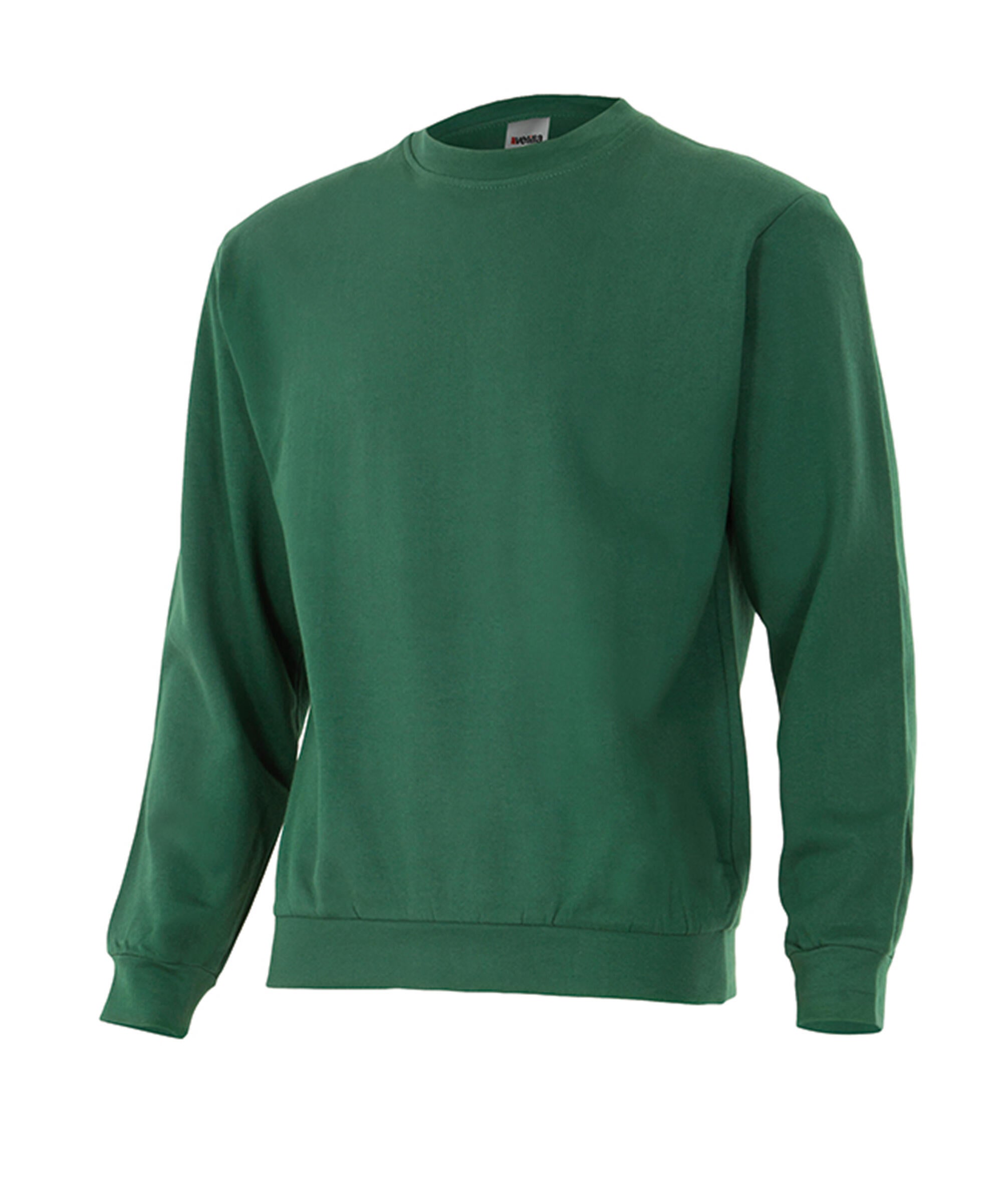 Sudadera cuello redondo velilla - verde bosque - l