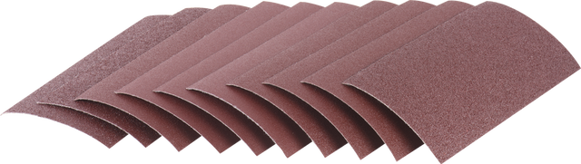 10 patines de lija DEXTER 230x115, grano 40-80-120