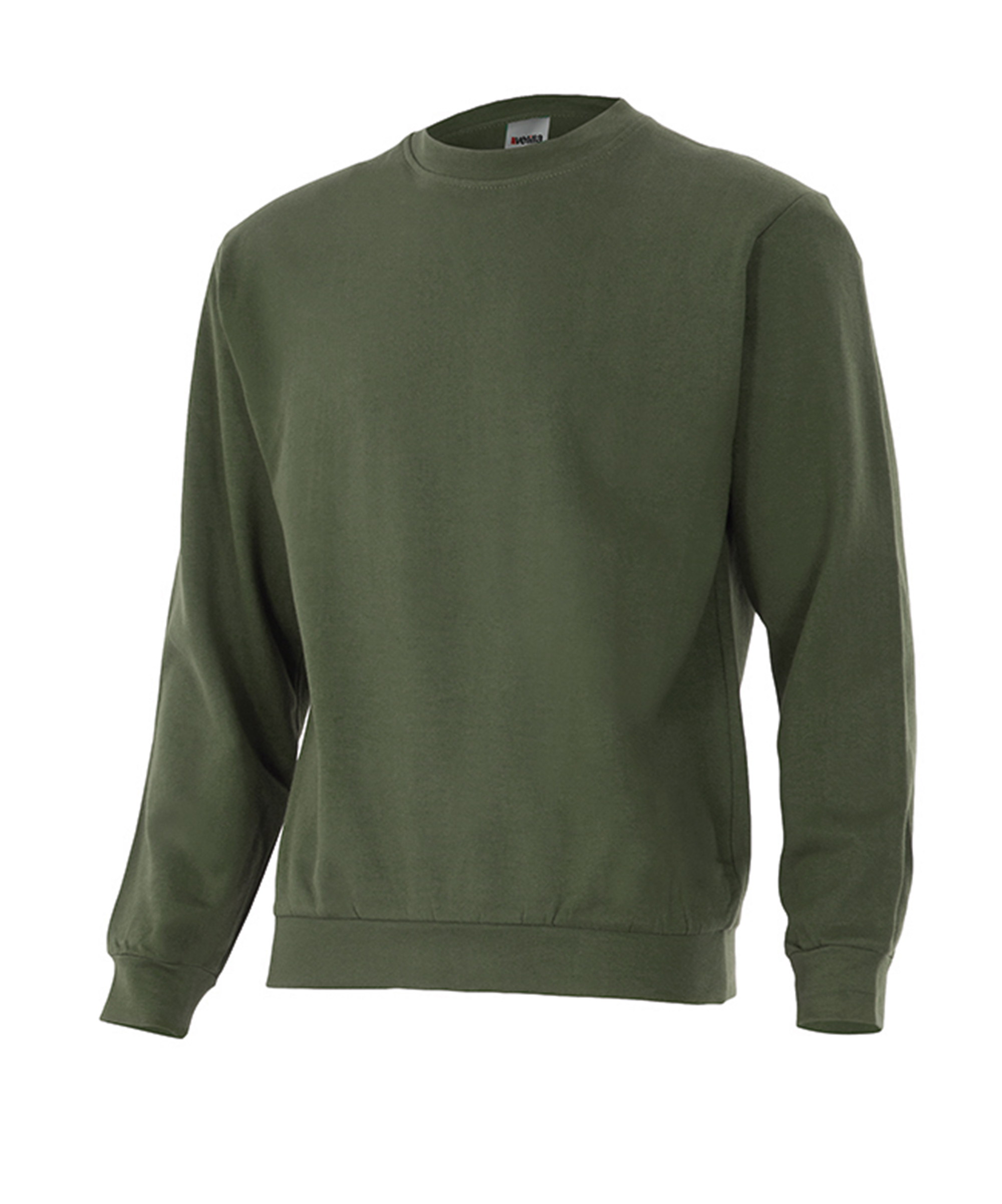 Sudadera cuello redondo velilla - verde caza - xl
