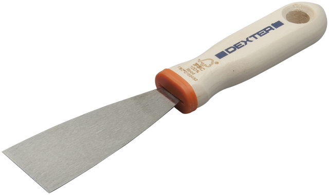 Spatola flessibile in acciaio per stuccatura DEXTER 4 cm