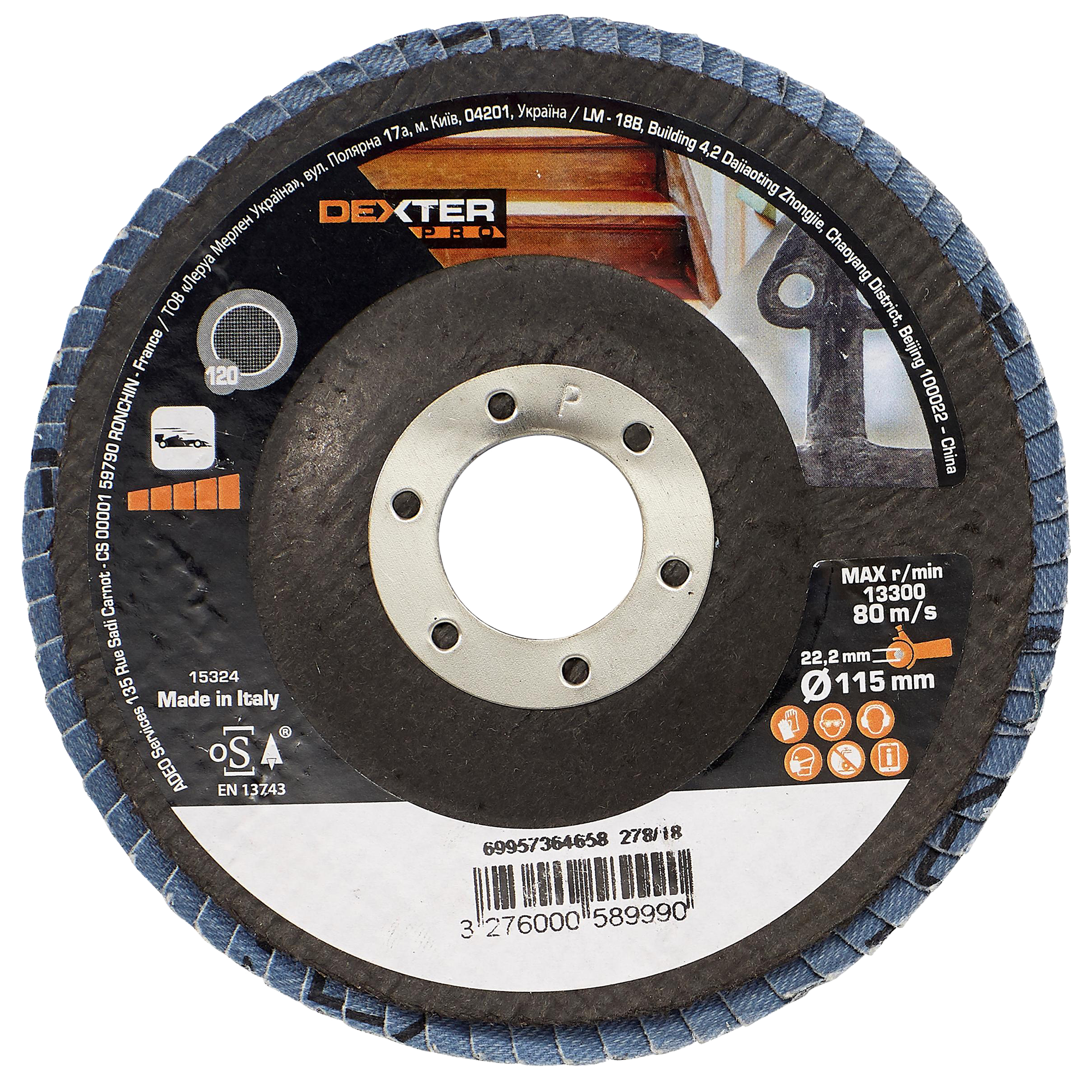 Disco de lamelas DEXTER PRO GR120 D115MM - 2
