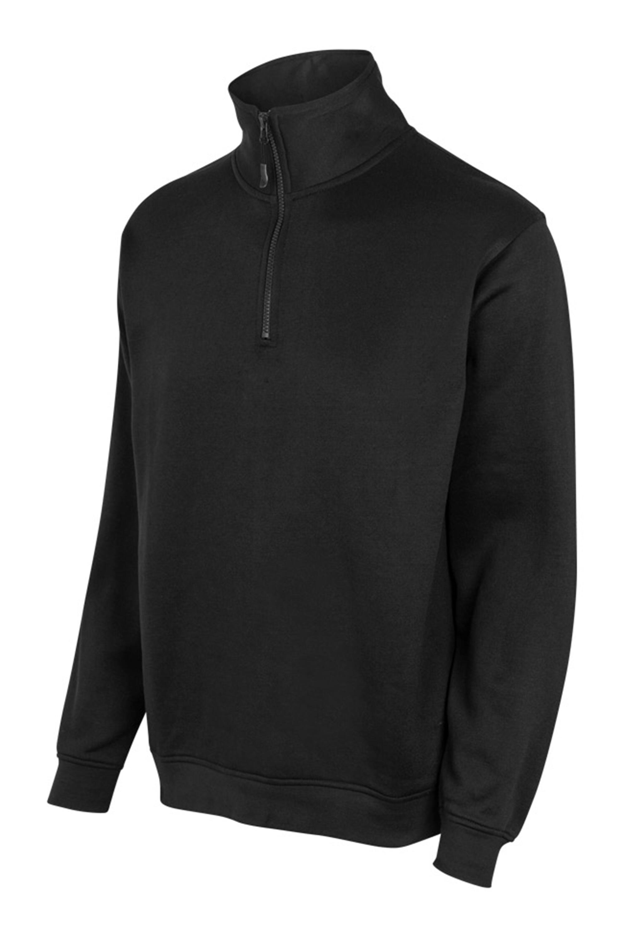 Velilla  Sudadera Media Cremallera, Xs Negro , Leroy Merlin