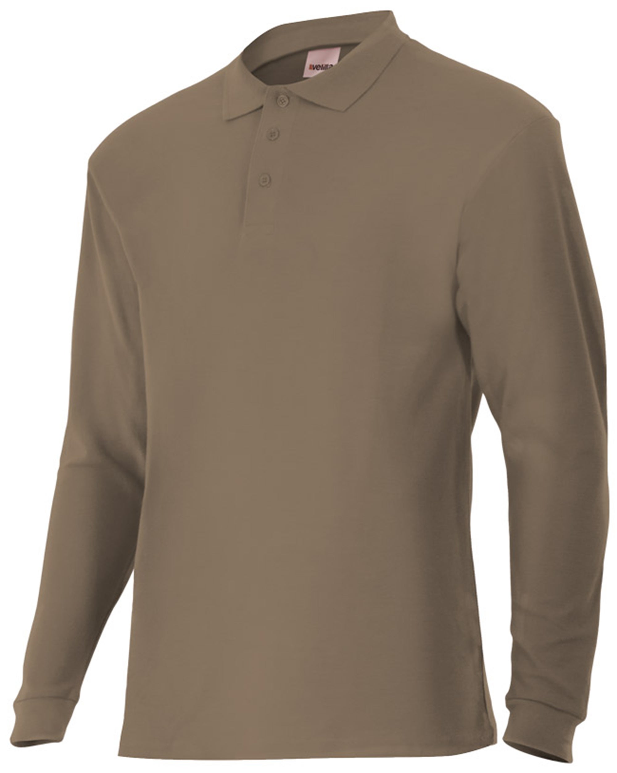 Polo manga larga velilla - beige arena - xl