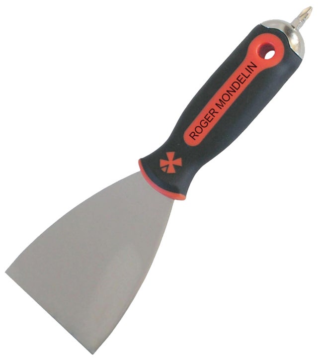 Espátula acero inox enlucido de 102 mm
