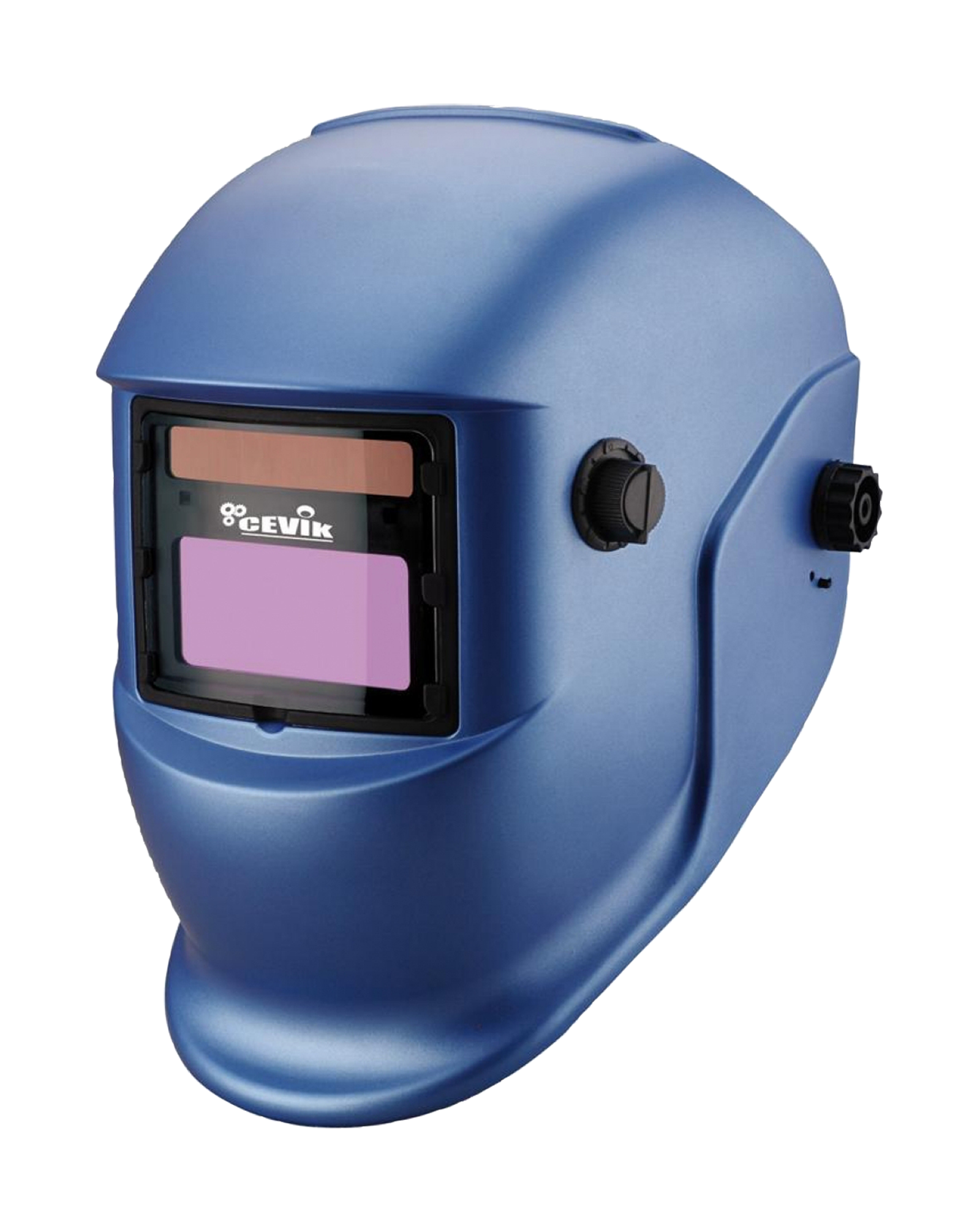 Pantalla para casco de soldadura con oscurecimiento automático de elevación  automática #9-13 (azul)