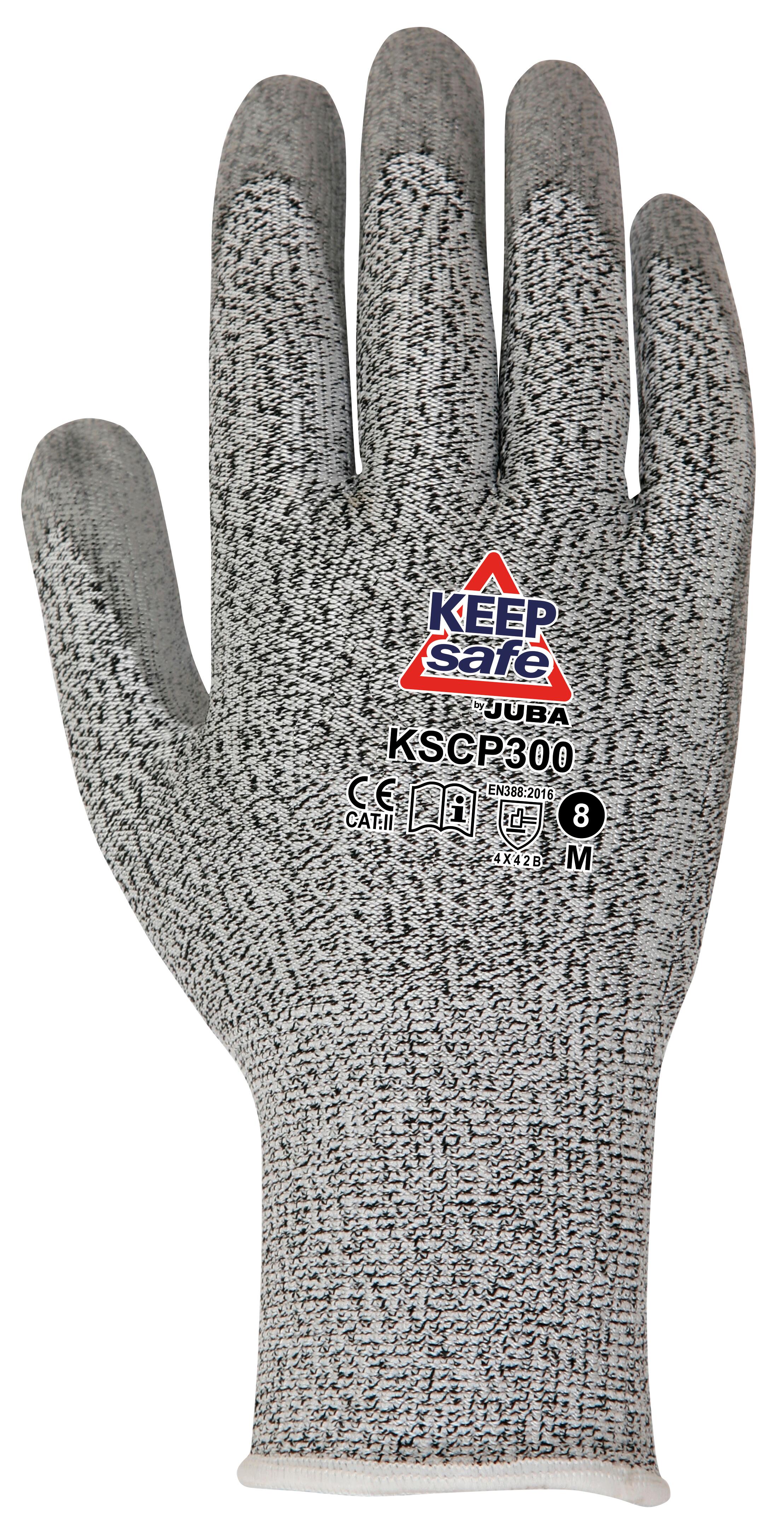 Guantes anticorte juba de poliuretano t 7 / s