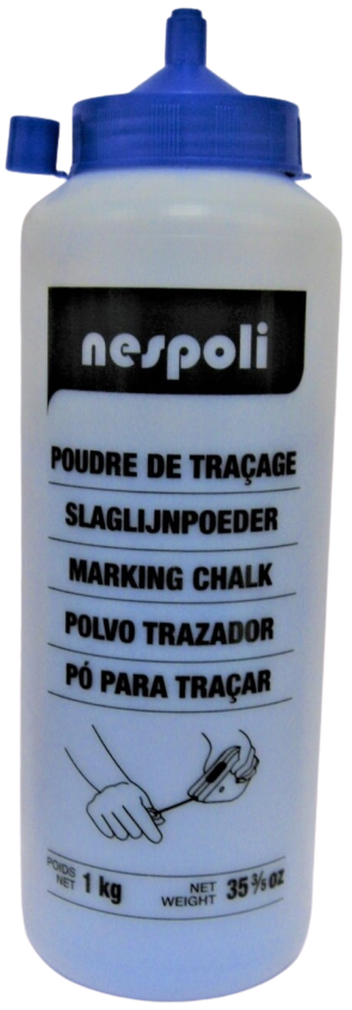 Polvo trazador 1000gr azul